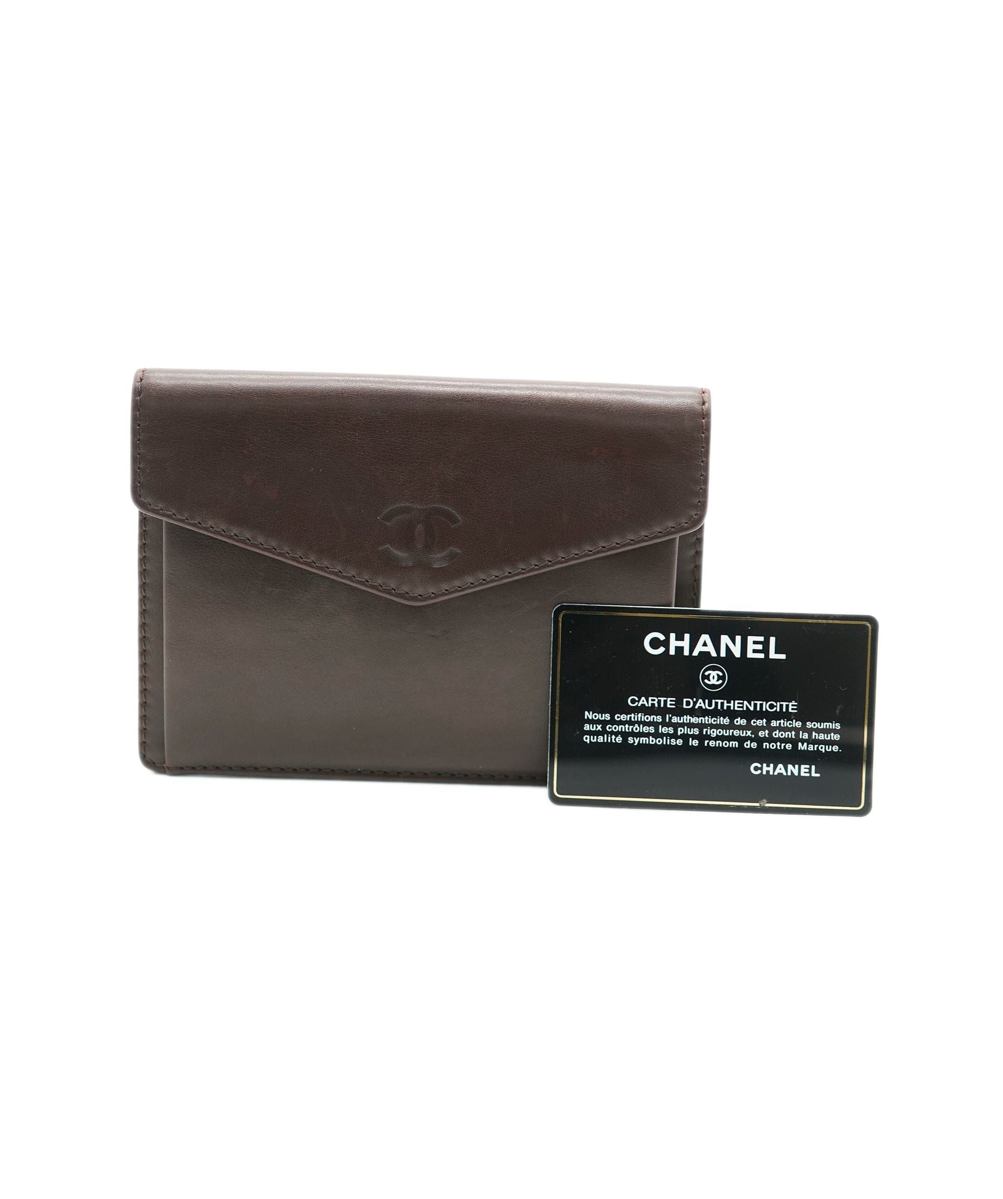 Chanel Chanel Brown CC Compact Purse ALC1283