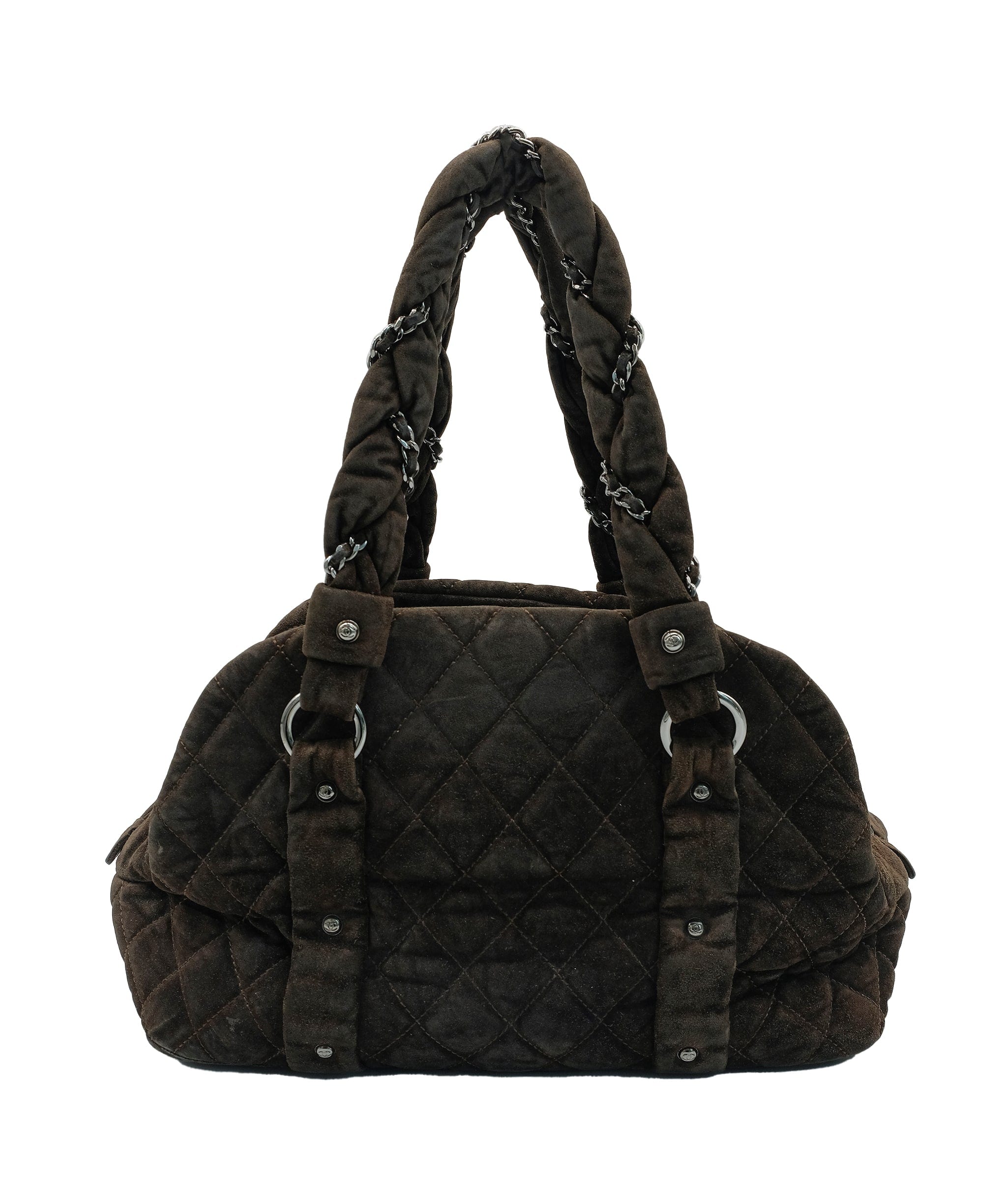 Chanel Chanel Brown Suede Shoulder Bag REC1460