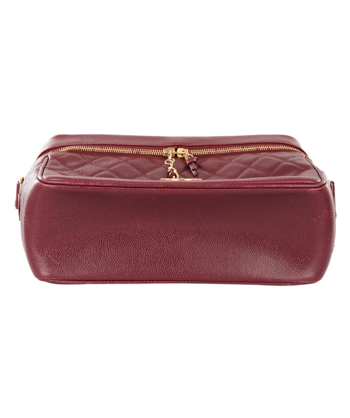Chanel Chanel Burgundy Leather Vanity Case ALC4360