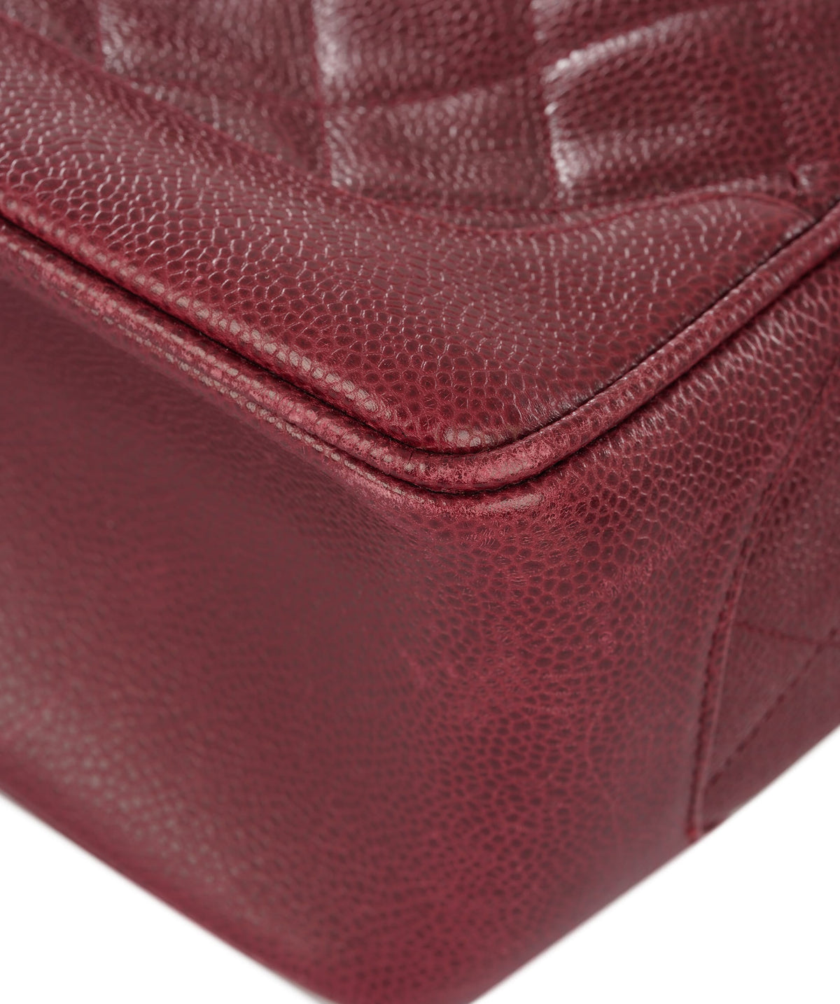 Chanel Chanel Burgundy Leather Vanity Case ALC4360