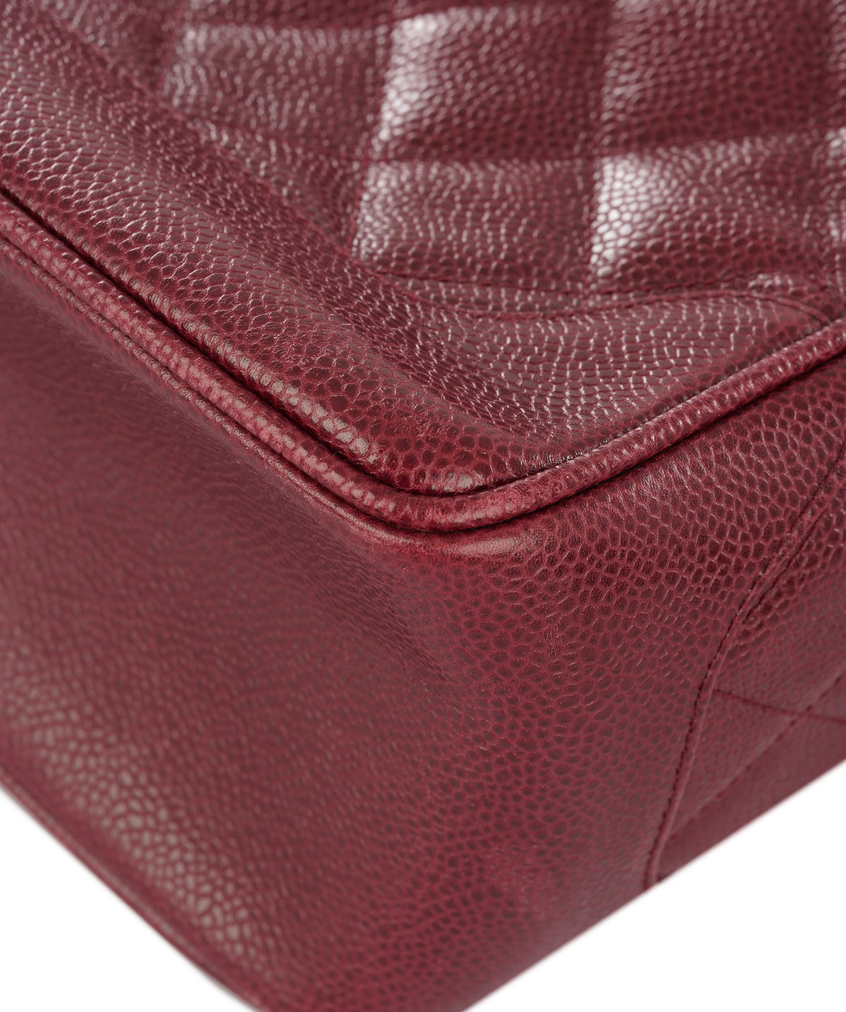 Chanel Chanel Burgundy Leather Vanity Case ALC4360