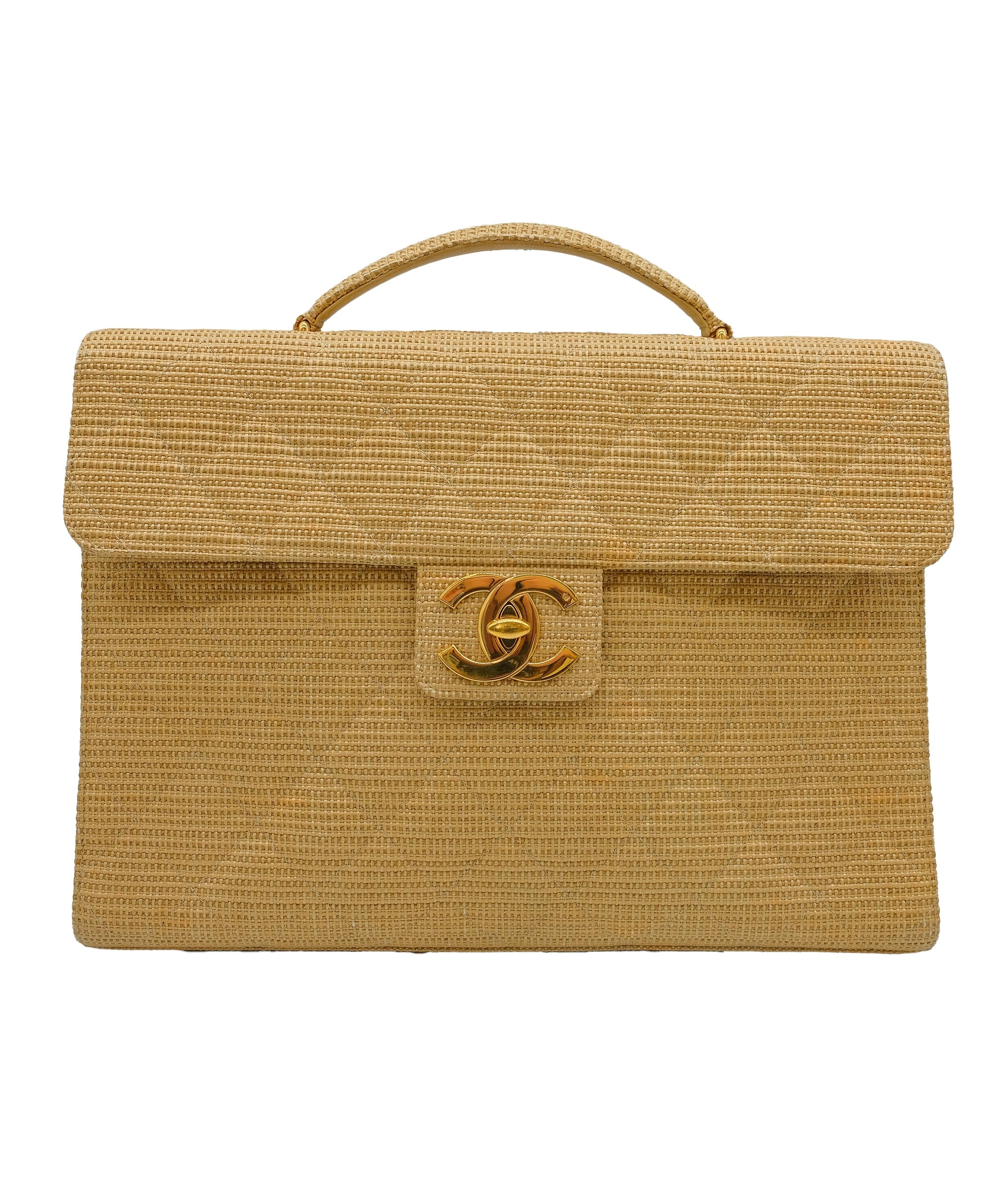 Chanel Chanel Business Bag Raffia ASC5283