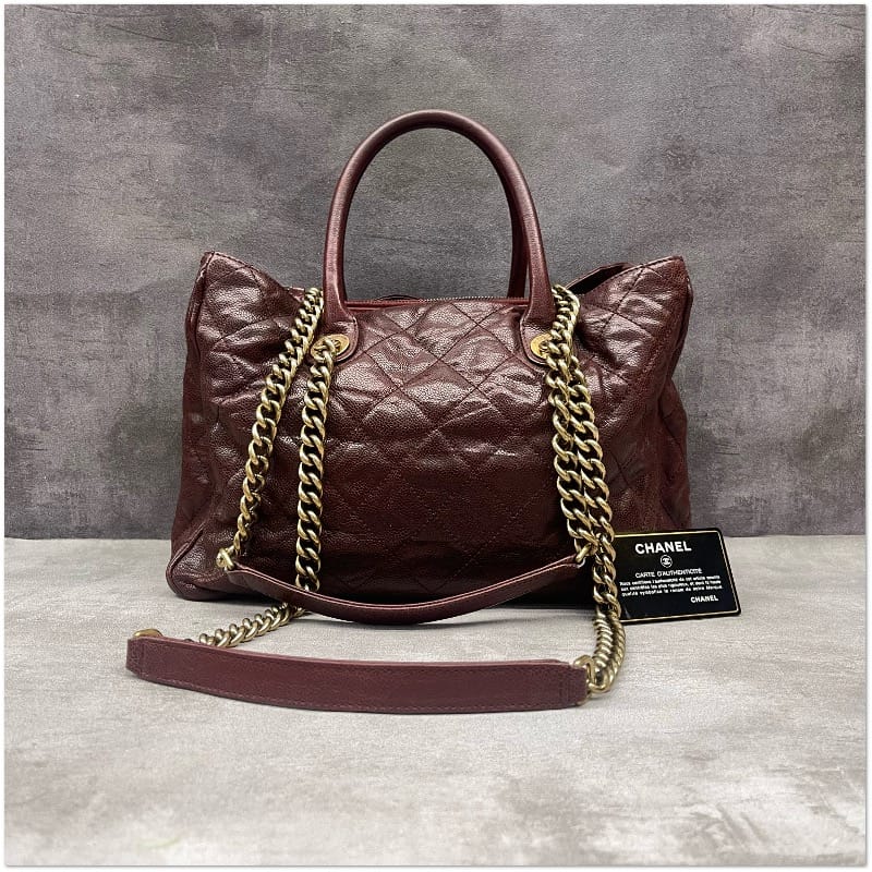 Chanel Chanel Caviar Neo Executive Shopping Tote with Gold Hardware C19493979823