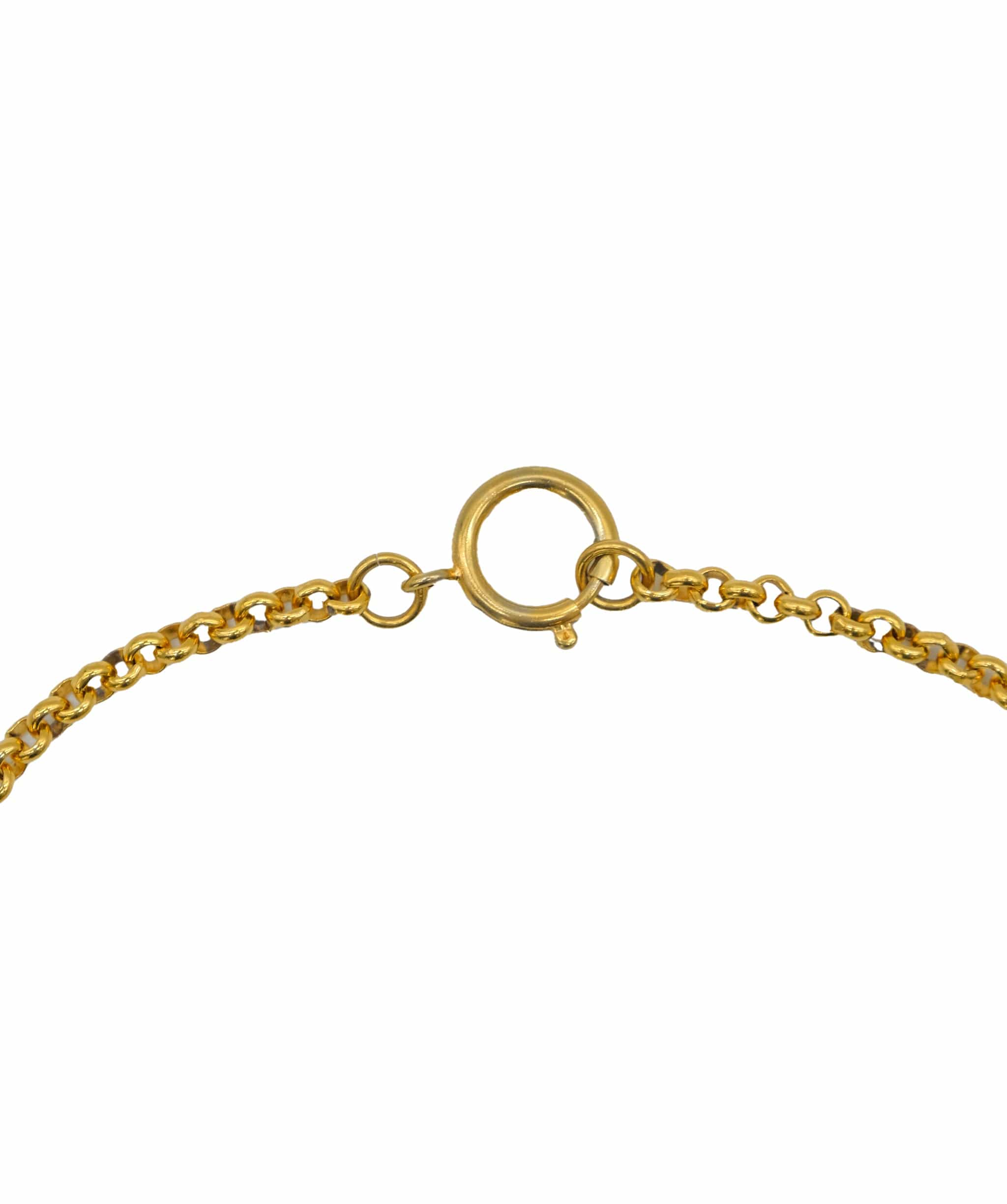 Chanel Chanel CC Turnlock Gold Necklace ASC5285