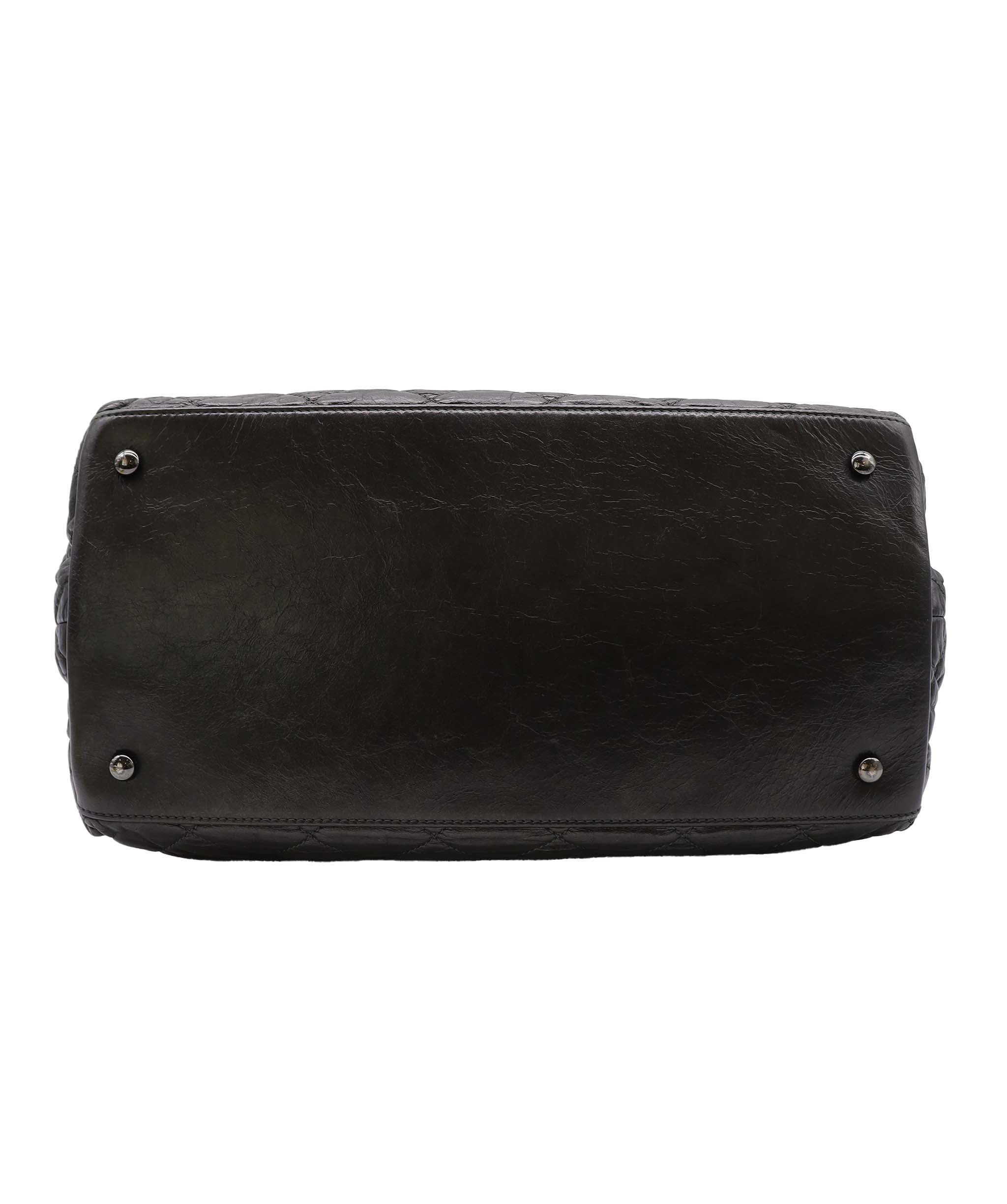 Chanel Chanel Chain Around Tote Bag Black Calfskin Black Hardware #14  SKC2012