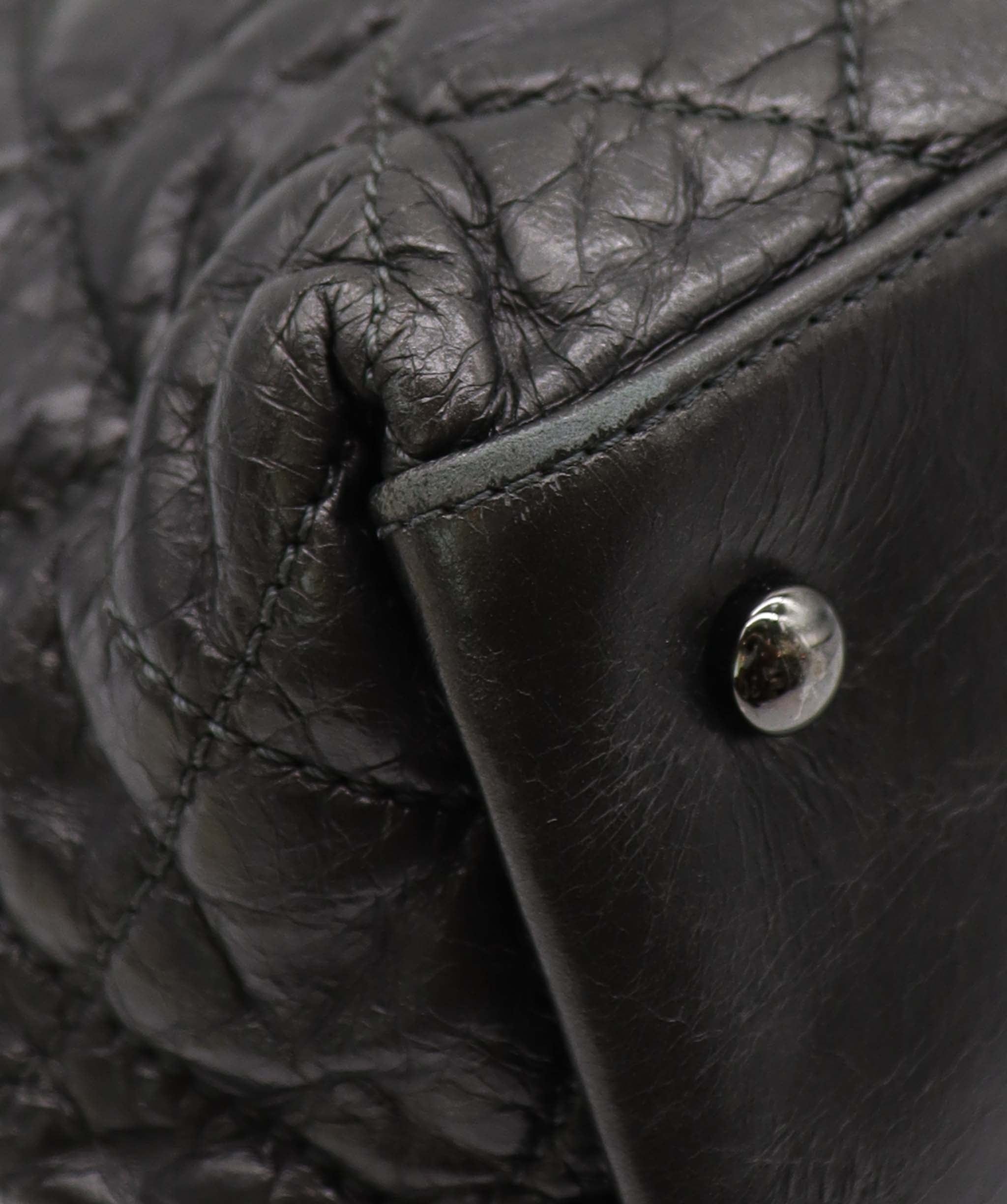 Chanel Chanel Chain Around Tote Bag Black Calfskin Black Hardware #14  SKC2012