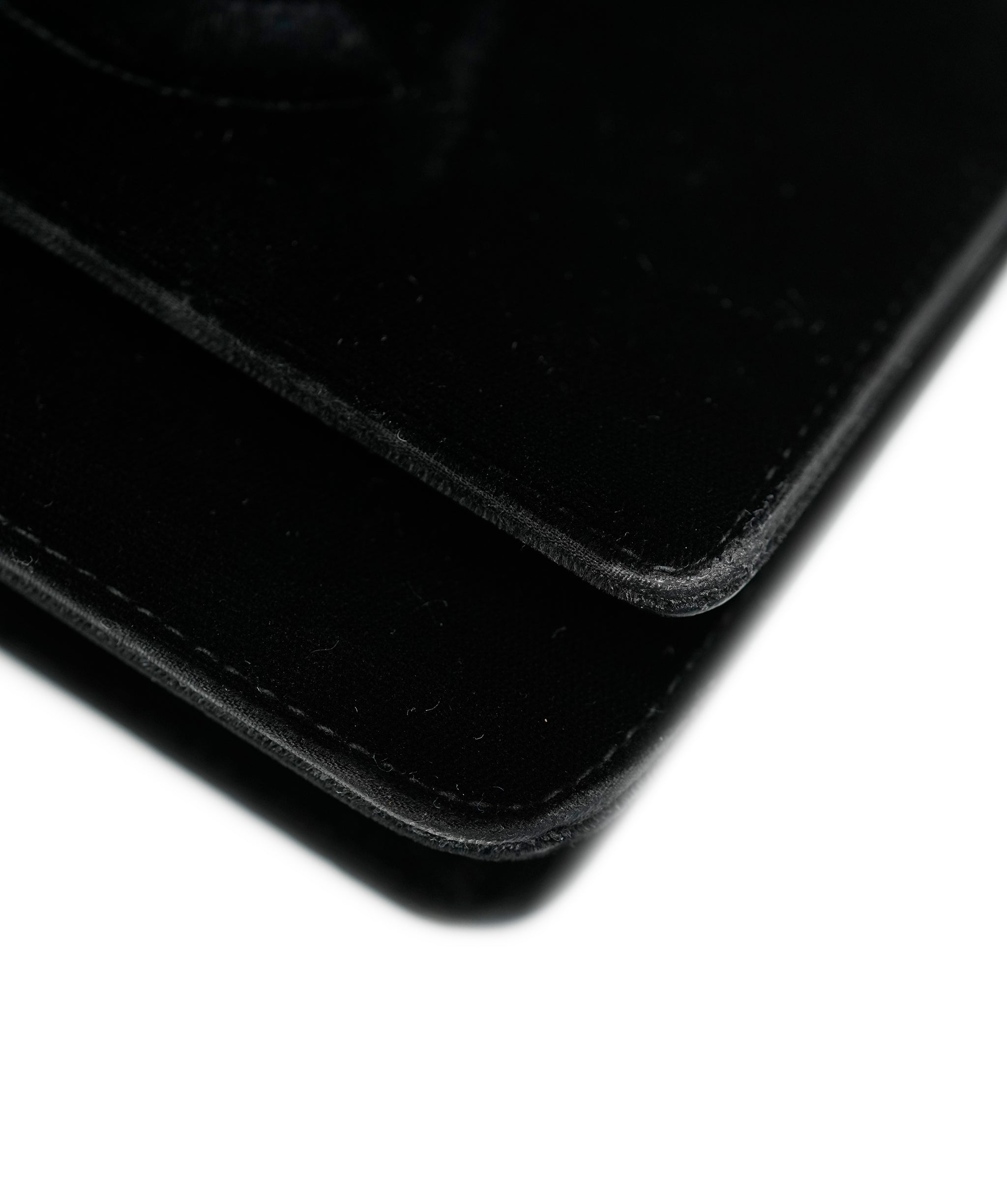 Chanel CHANEL CHAIN WALLET SHOULDER BLACK VELOR 90195523 DBXS3589