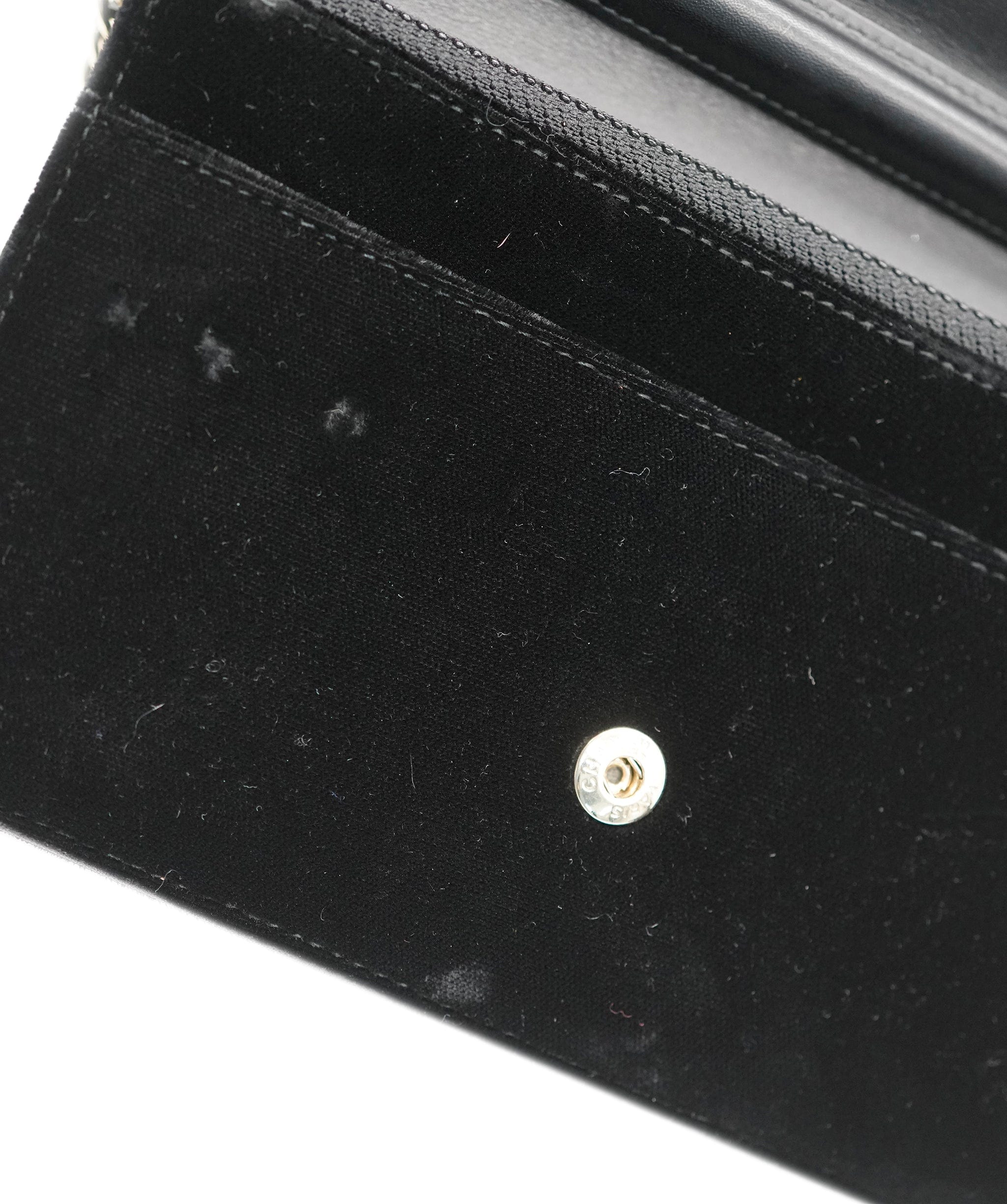 Chanel CHANEL CHAIN WALLET SHOULDER BLACK VELOR 90195523 DBXS3589