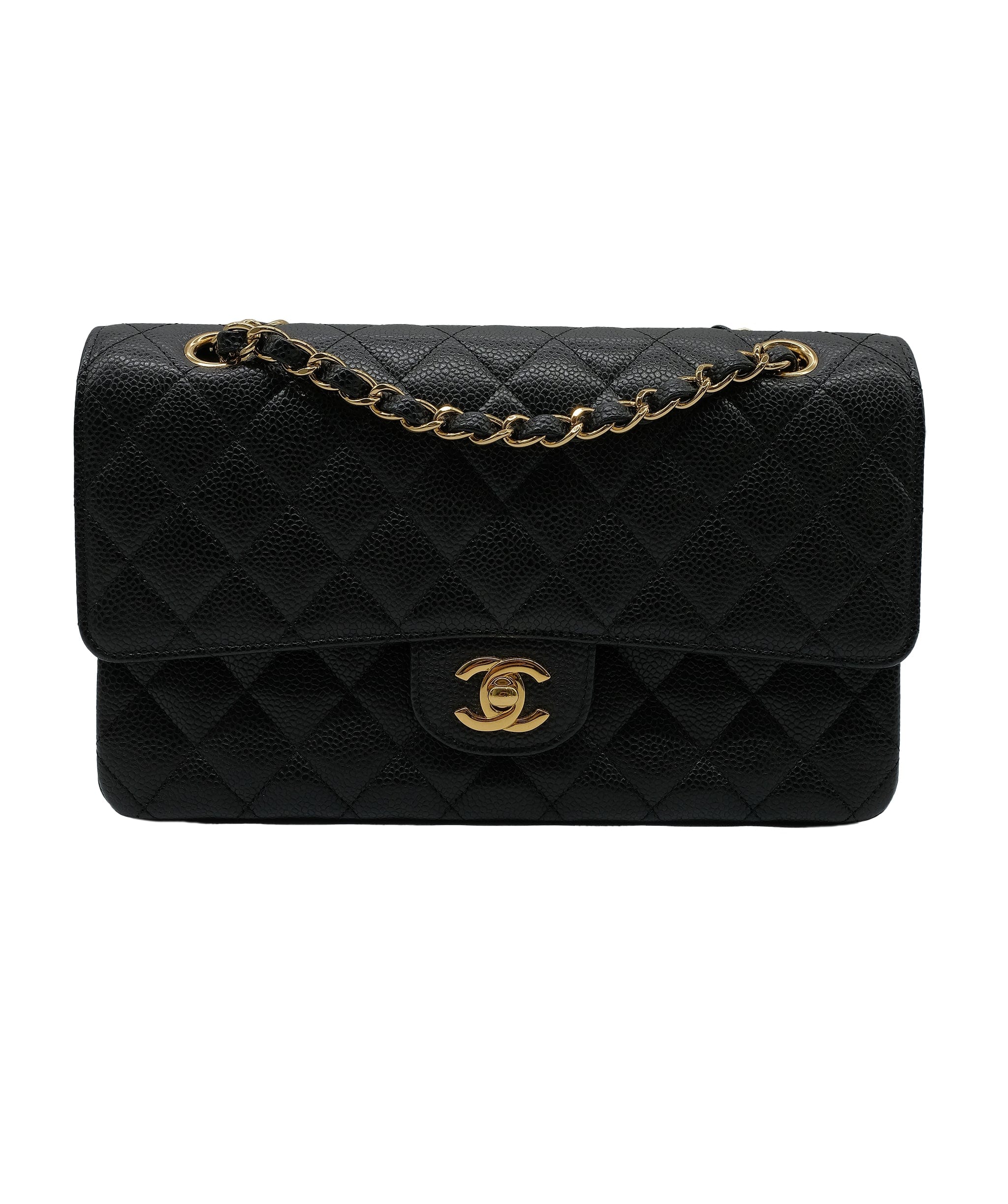 Chanel Chanel Classic Double Flap Black Caviar GHW #15 SKC1701