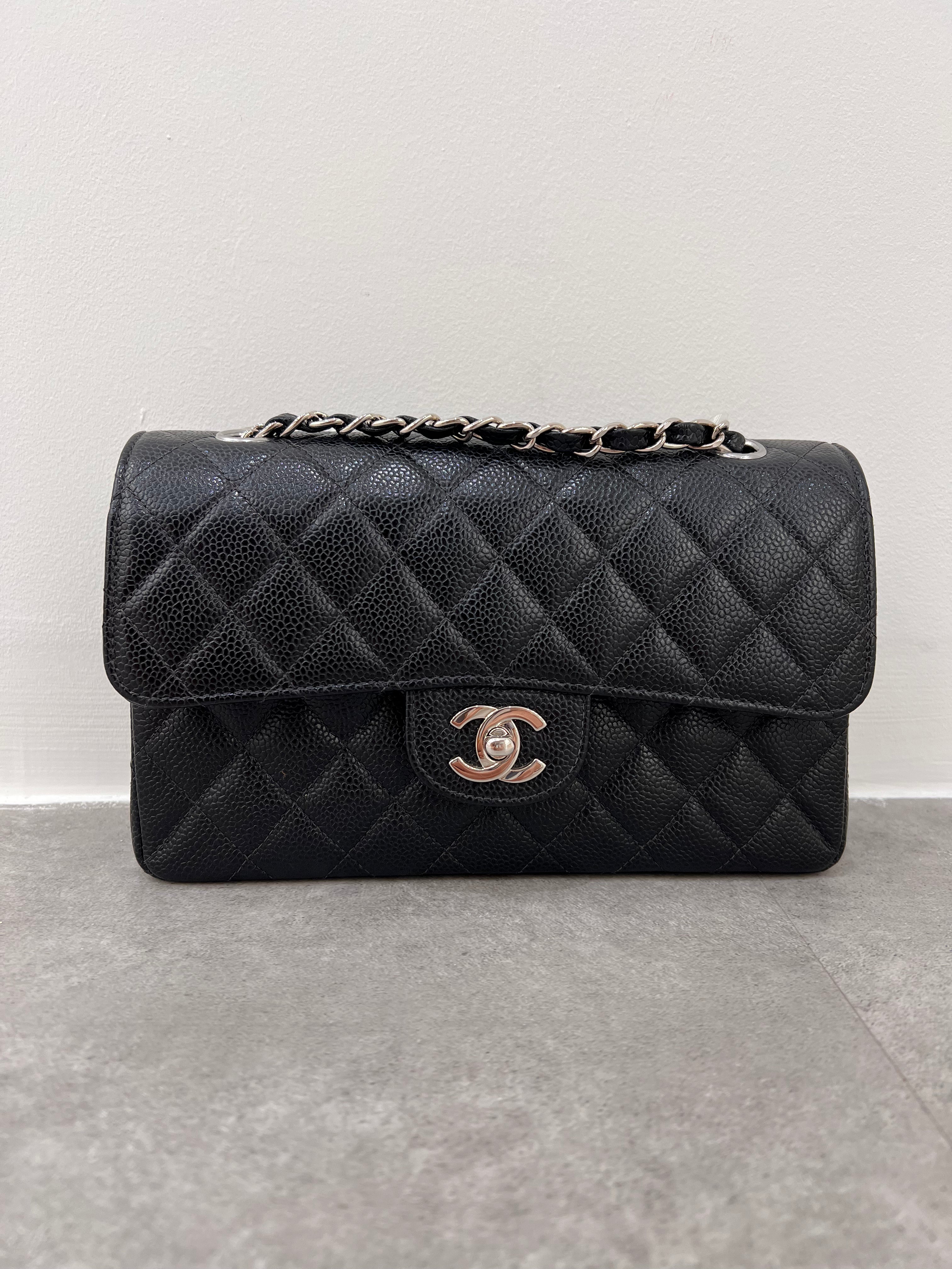 Chanel Chanel Classic Double Flap Small Black Caviar SHW #6 SKCH4073