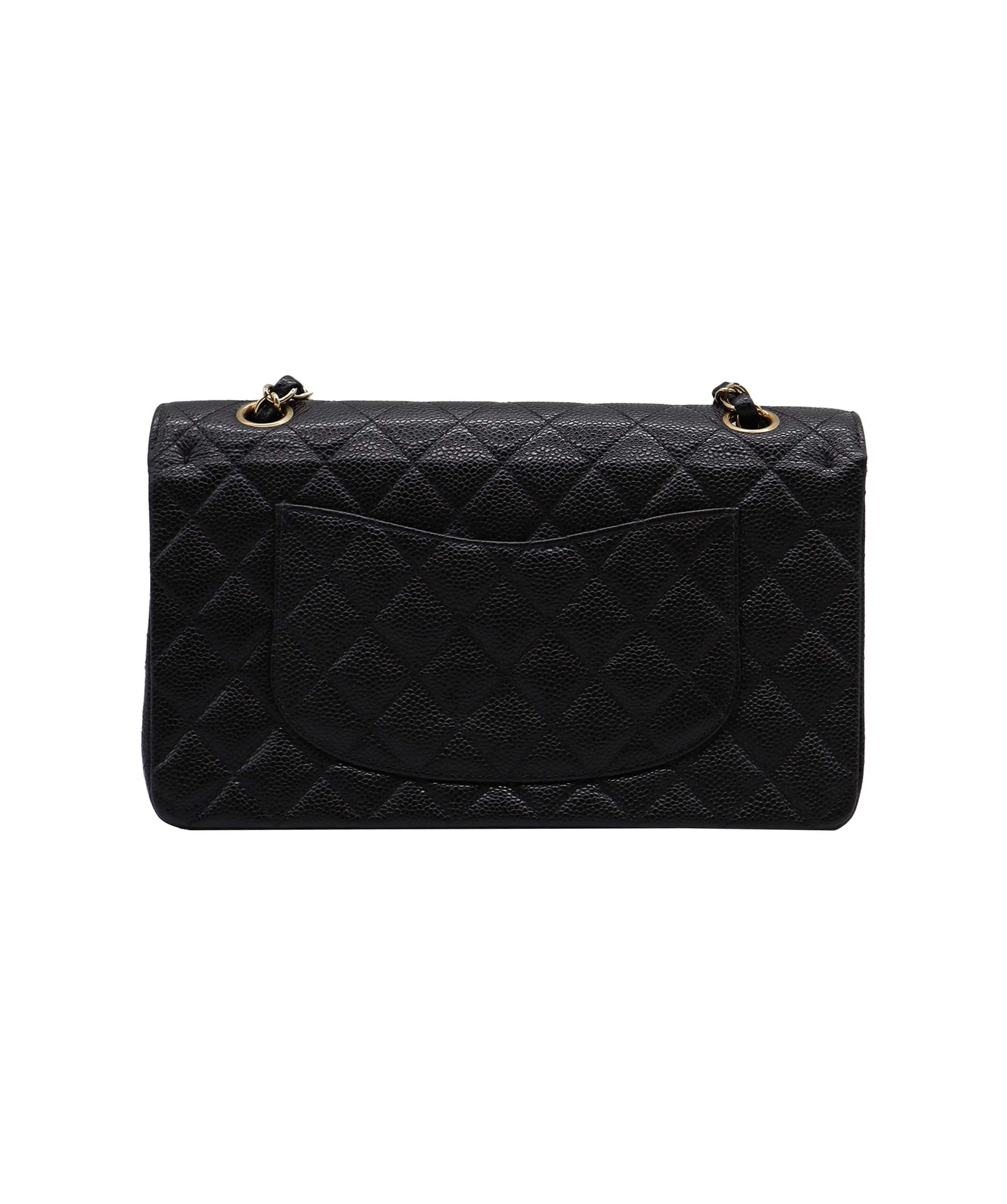 Chanel Chanel Classic Medium Caviar GHW Black DXBS2341