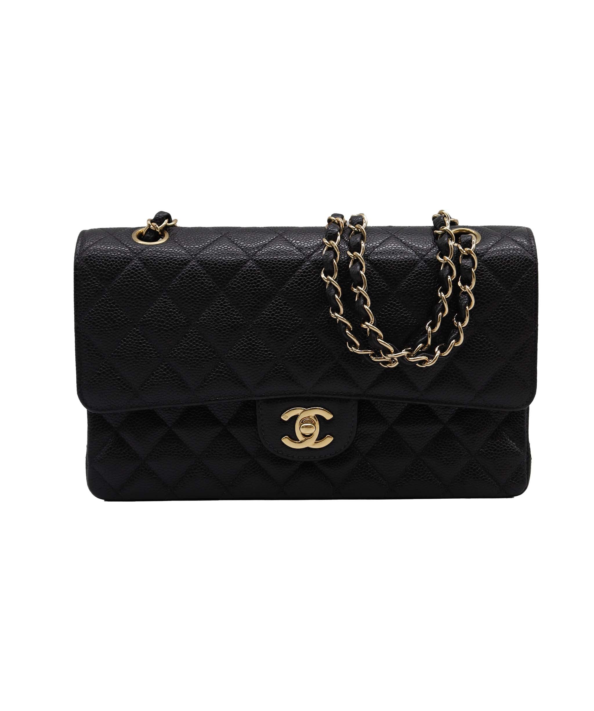 Chanel Chanel Classic Medium Caviar GHW Black DXBS2341