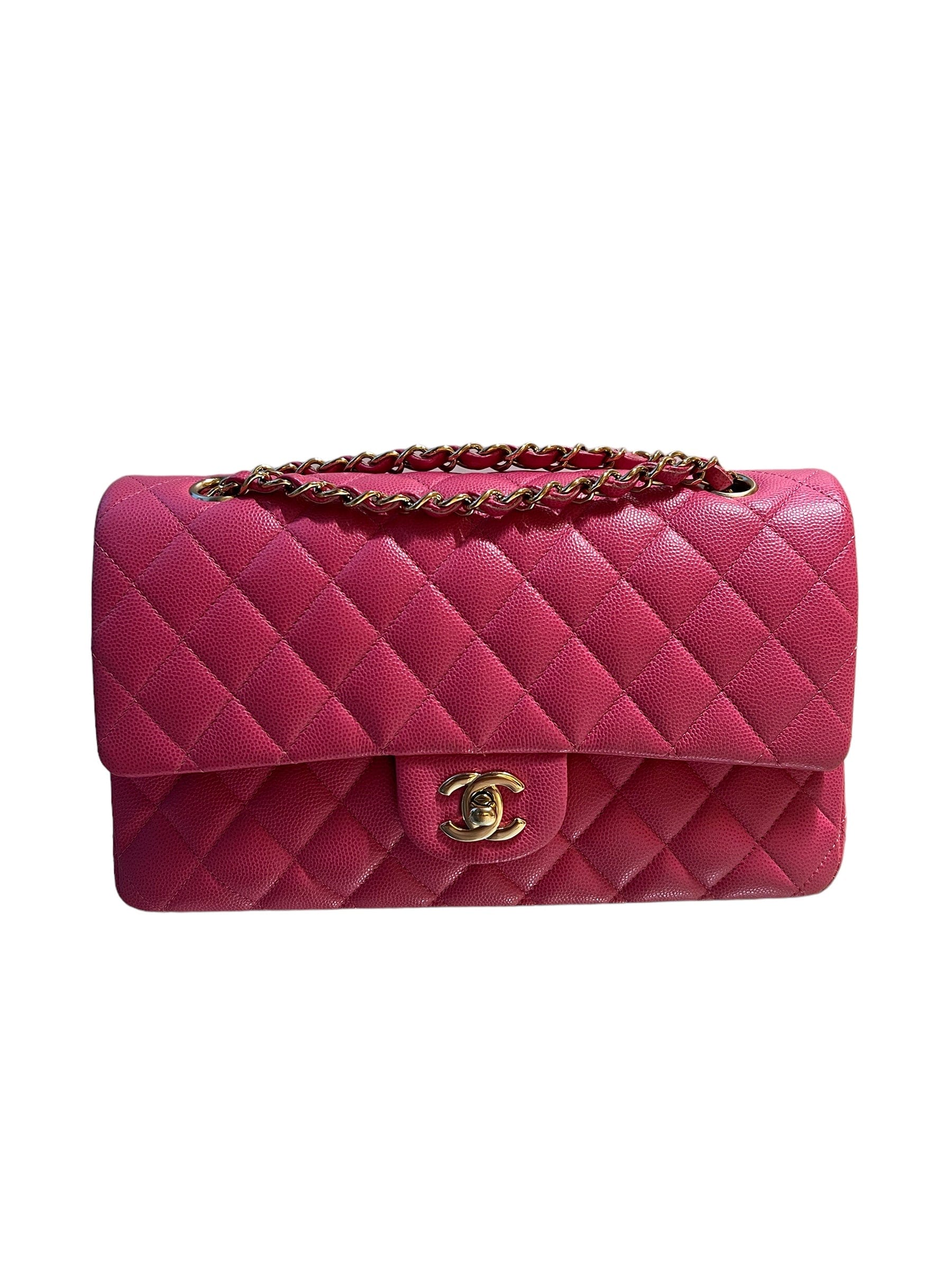 Chanel Chanel Classic Medium Flap Pink Caviar GHW SKCY059