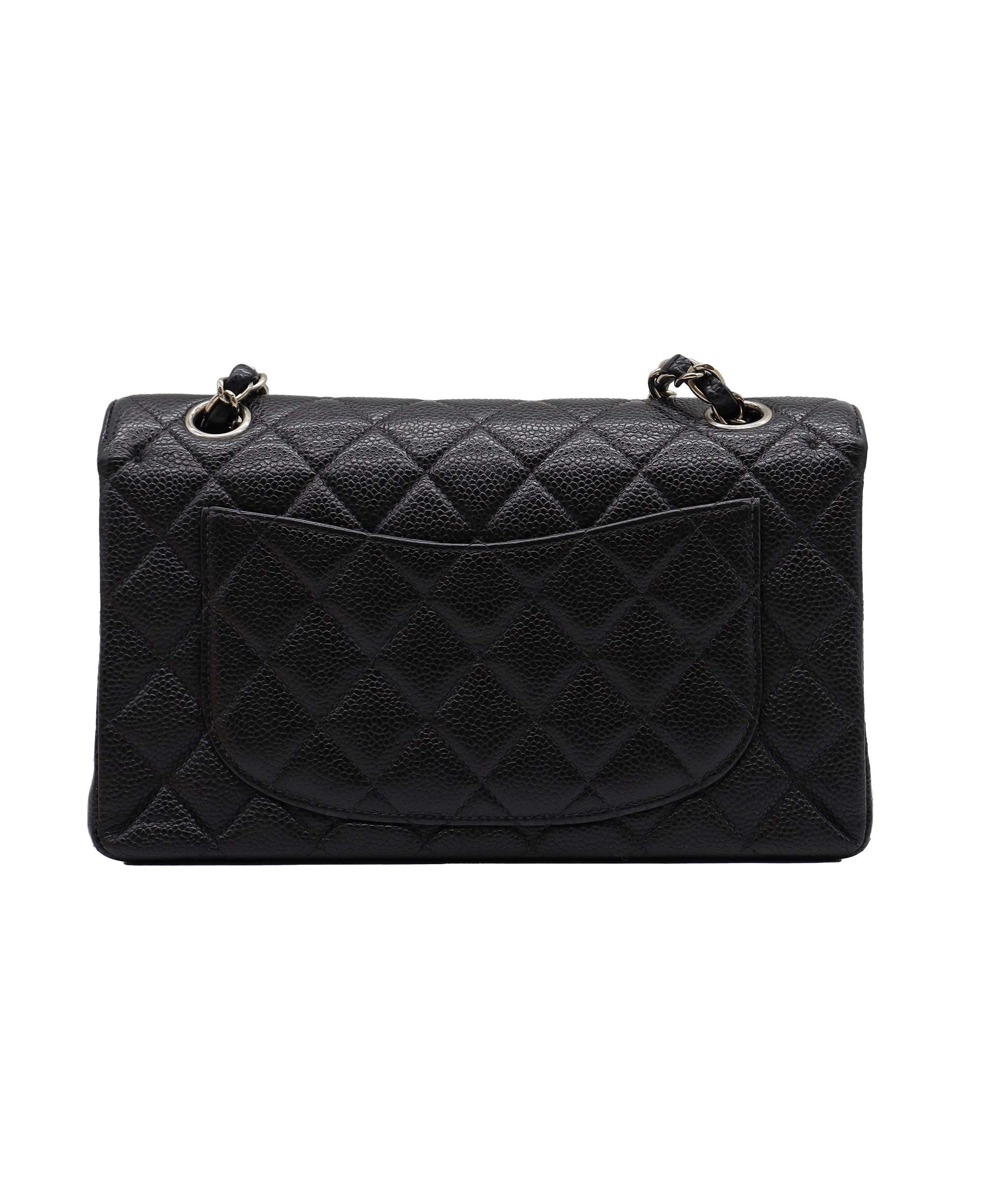 Chanel Chanel Classic Small Caviar SHW Black DXBS2343