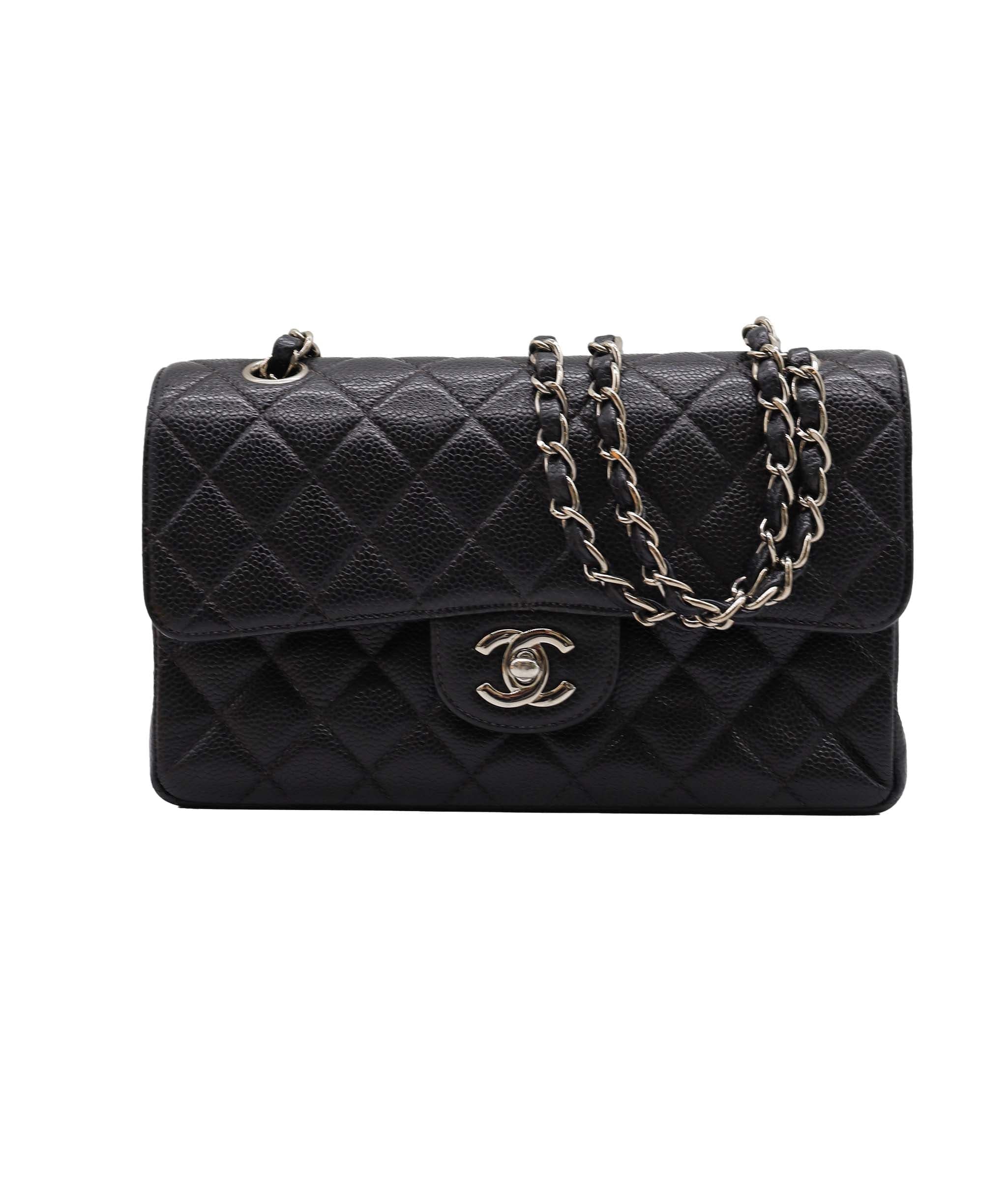 Chanel Chanel Classic Small Caviar SHW Black DXBS2343