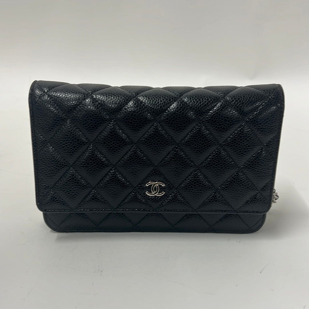 Chanel Chanel Classic WOC Black Caviar SHW #30 SKCB-070961