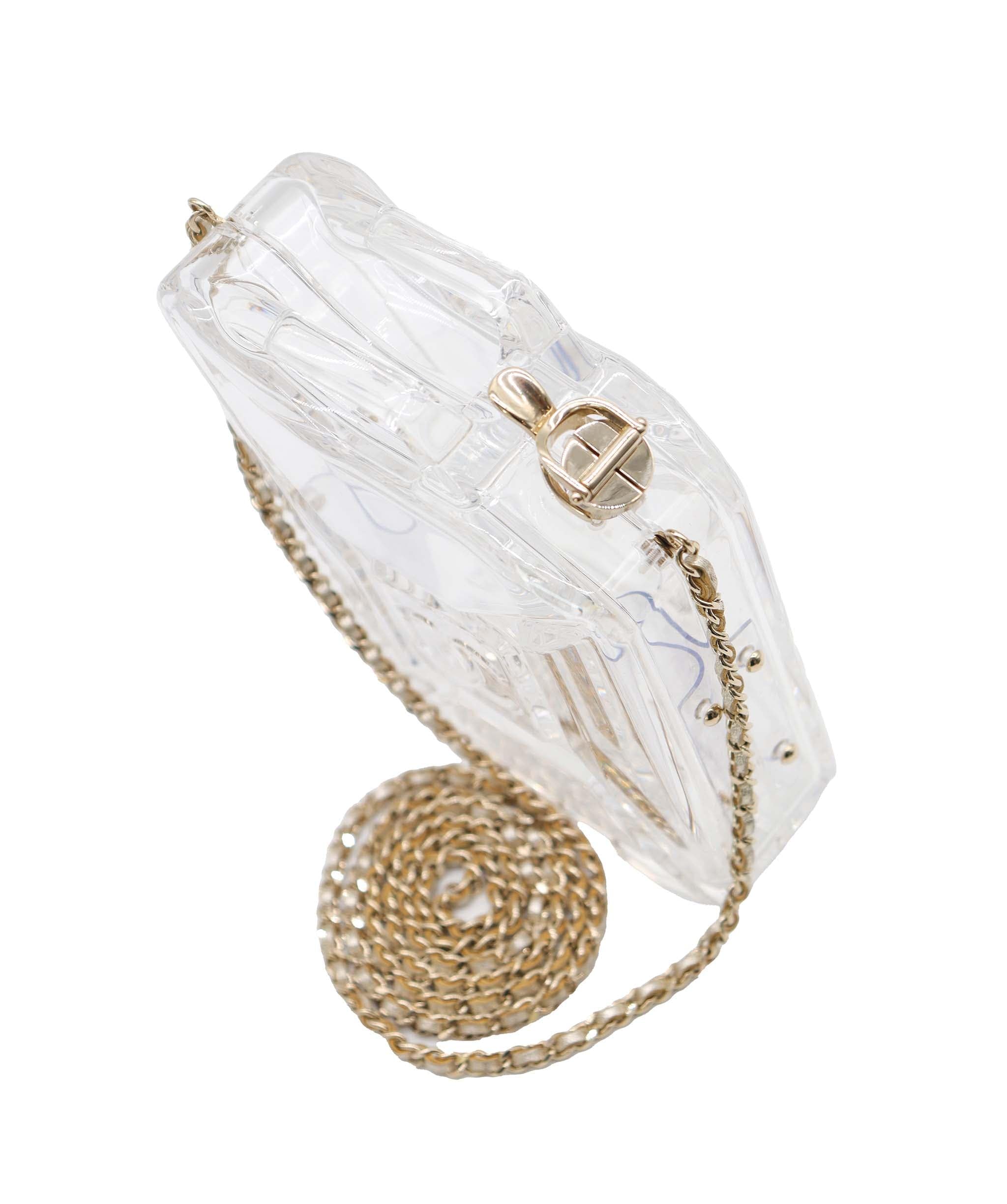 Chanel Chanel Clear Plexiglass Dubai By Night Gas Can Evening Bag DXBS4008