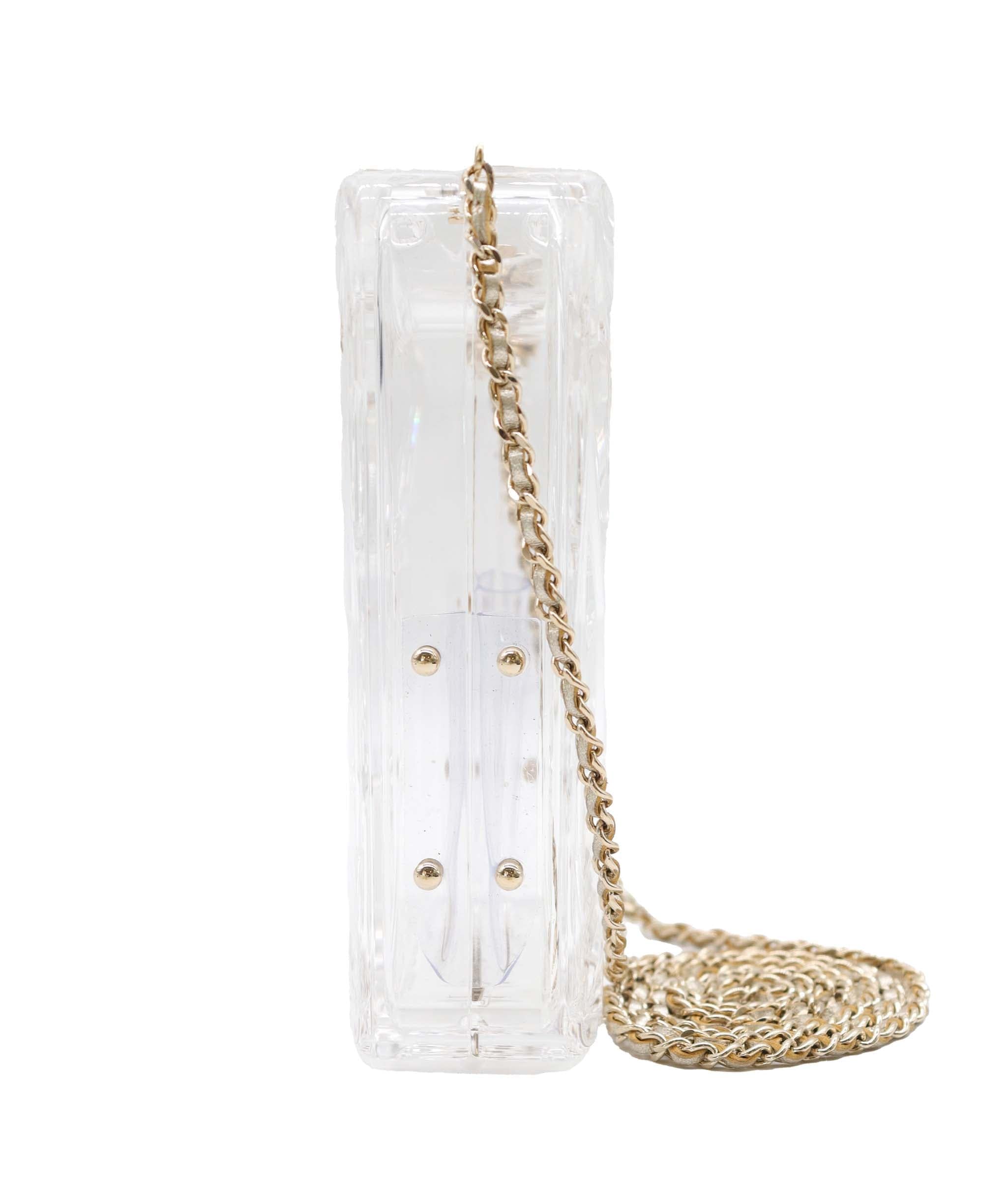 Chanel Chanel Clear Plexiglass Dubai By Night Gas Can Evening Bag DXBS4008