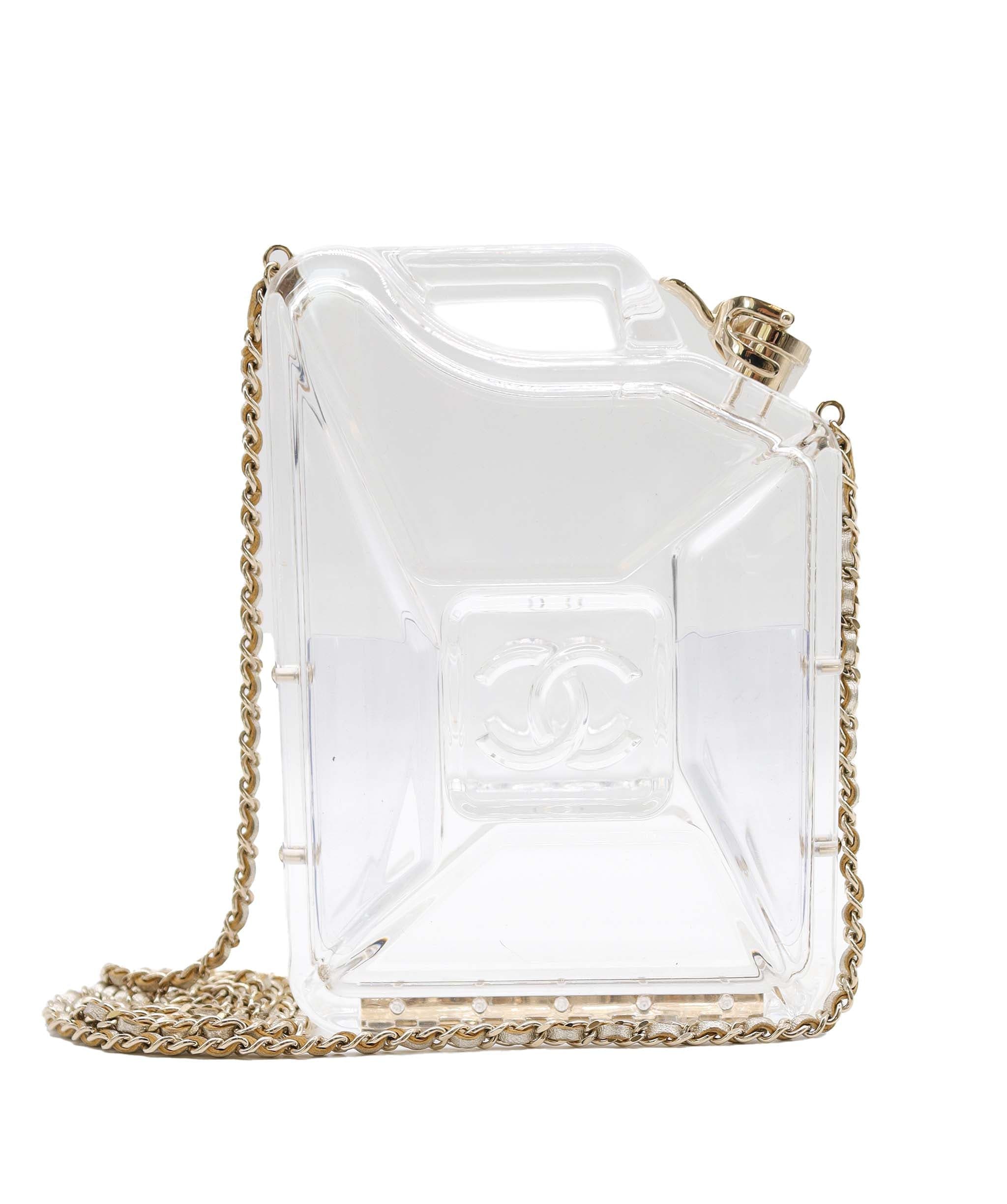 Chanel Chanel Clear Plexiglass Dubai By Night Gas Can Evening Bag DXBS4008