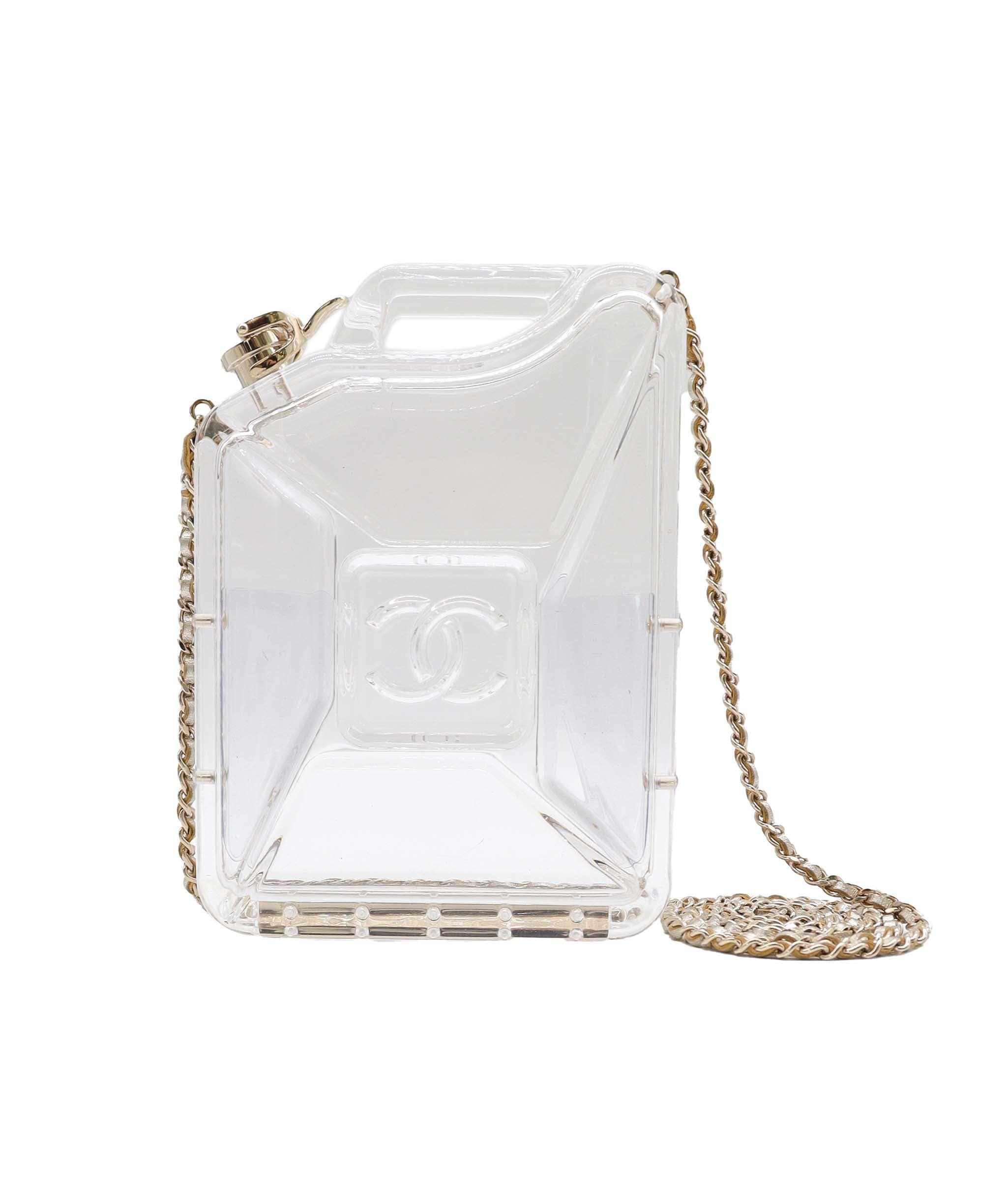 Chanel Chanel Clear Plexiglass Dubai By Night Gas Can Evening Bag DXBS4008