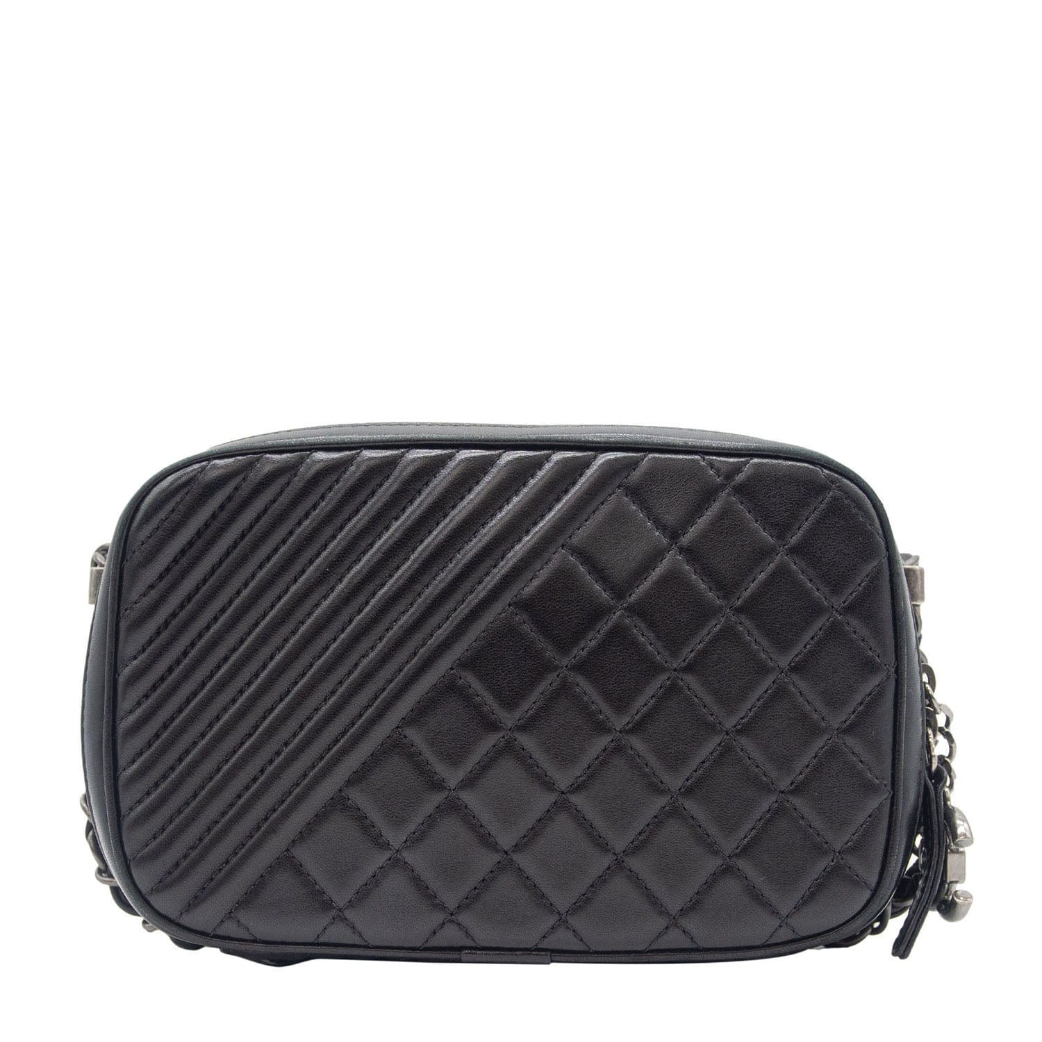 Chanel Coco Boy Quilted Black Lambskin Camera Bag – LuxuryPromise