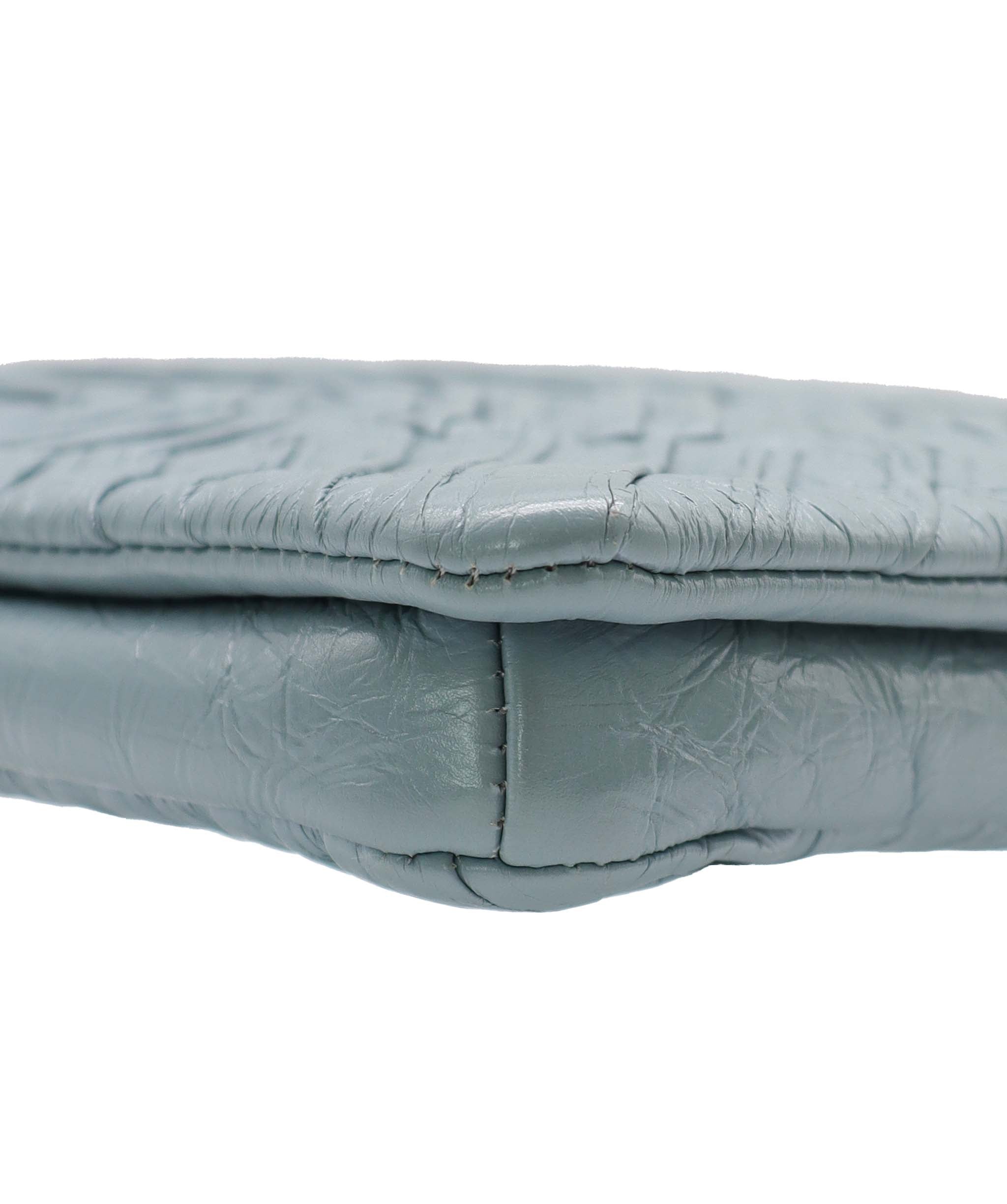 Chanel Chanel Coco Pleats Blue Clutch Greek Collection DXBS3354