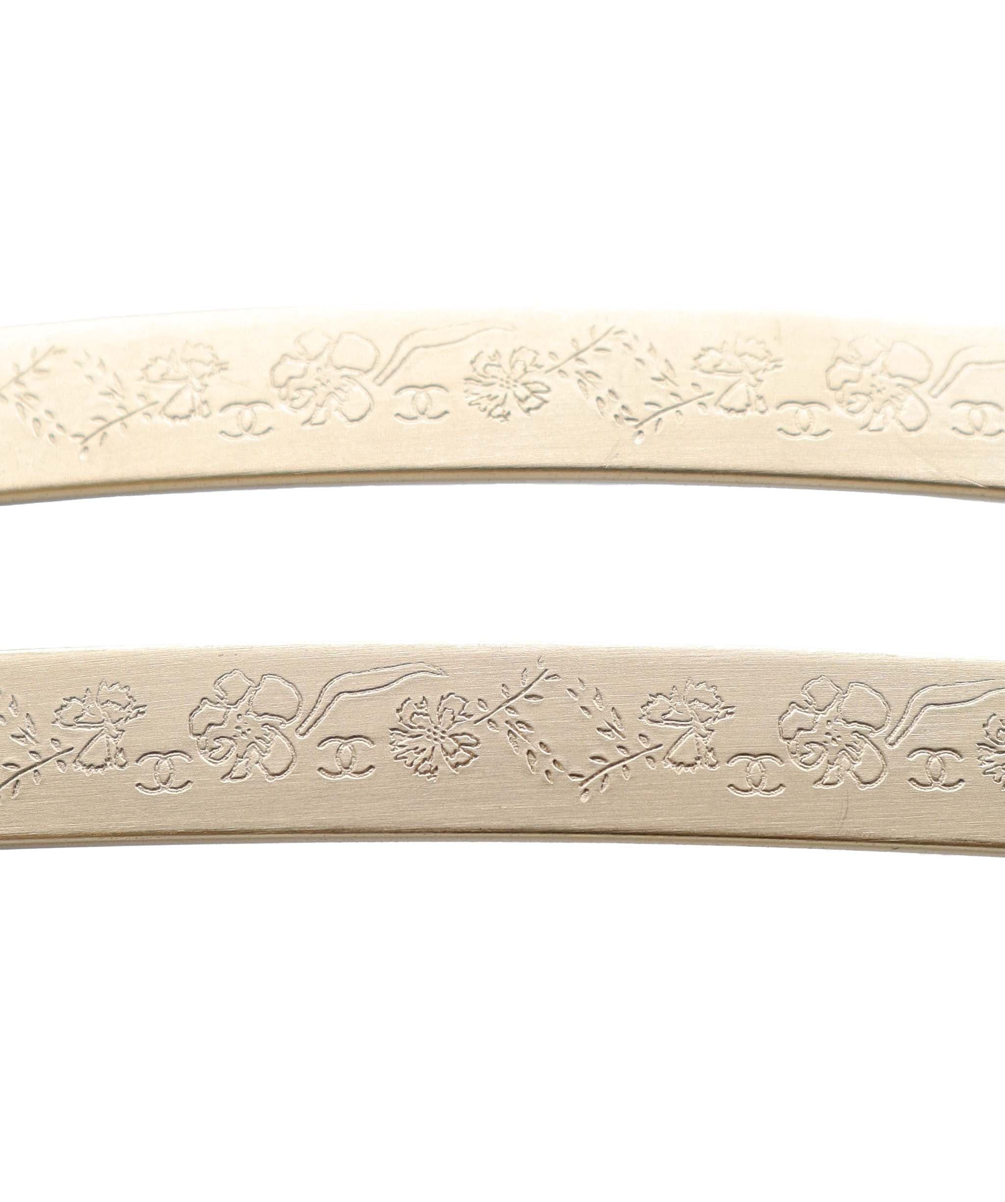 Chanel CHANEL COCOMARK BASKET BAG BEIGE METAL MESH DXBS2196