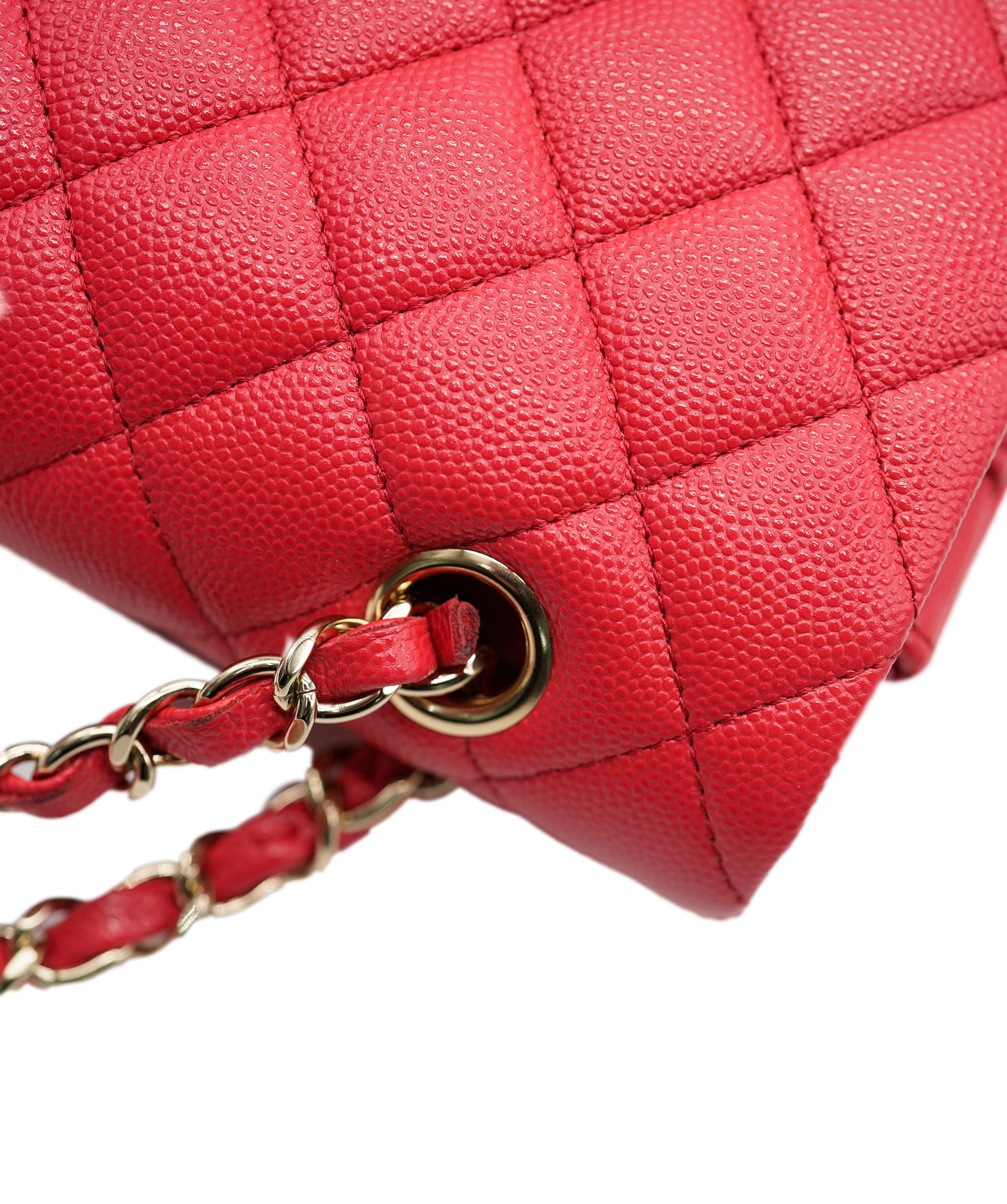 Chanel Chanel Coral Caviar Flap Medium (Card and Dustbag) ASC4860