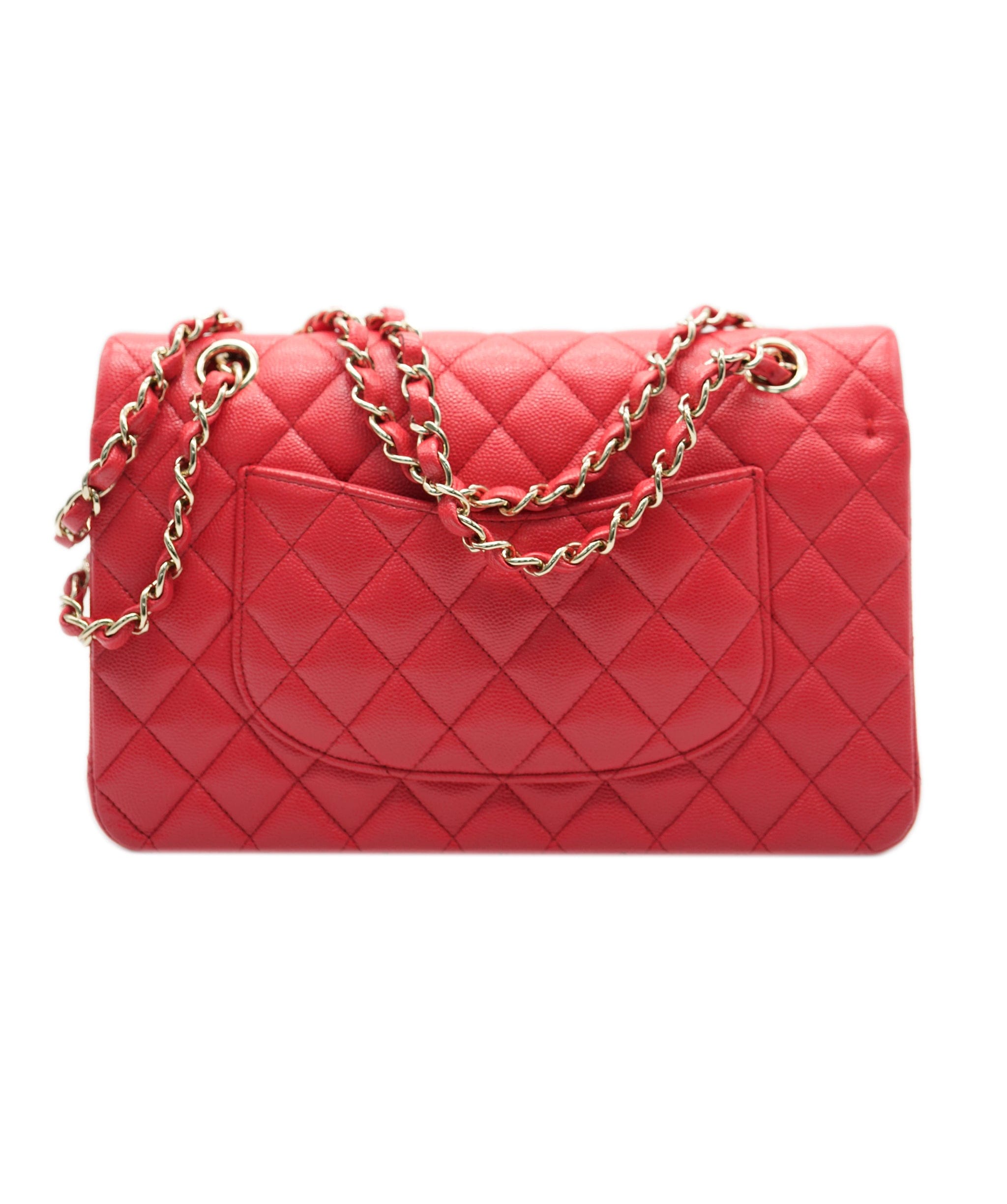 Chanel Chanel Coral Caviar Flap Medium (Card and Dustbag) ASC4860