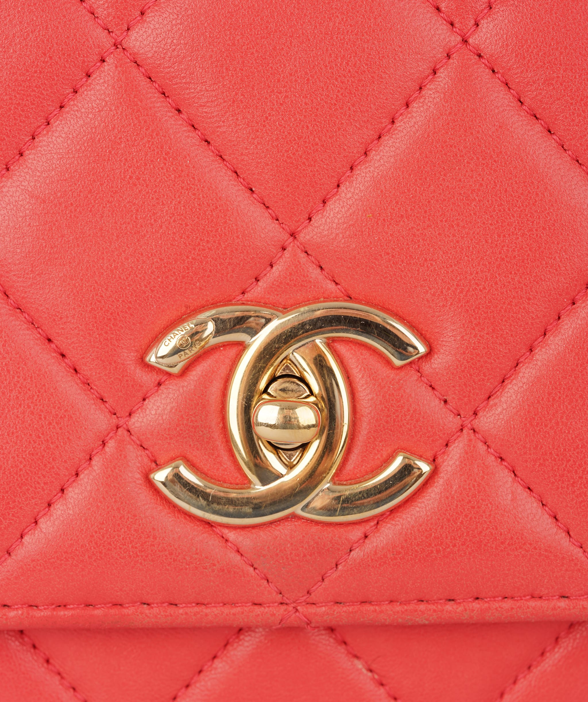 Chanel Chanel Coral Trendy CC Top Handle Flap Bag ALC4361