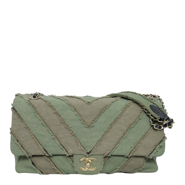 Preloved Chanel Luxe Accordion Flap Shoulder Bag (Silver) Flap Bag GKT9V42  042722