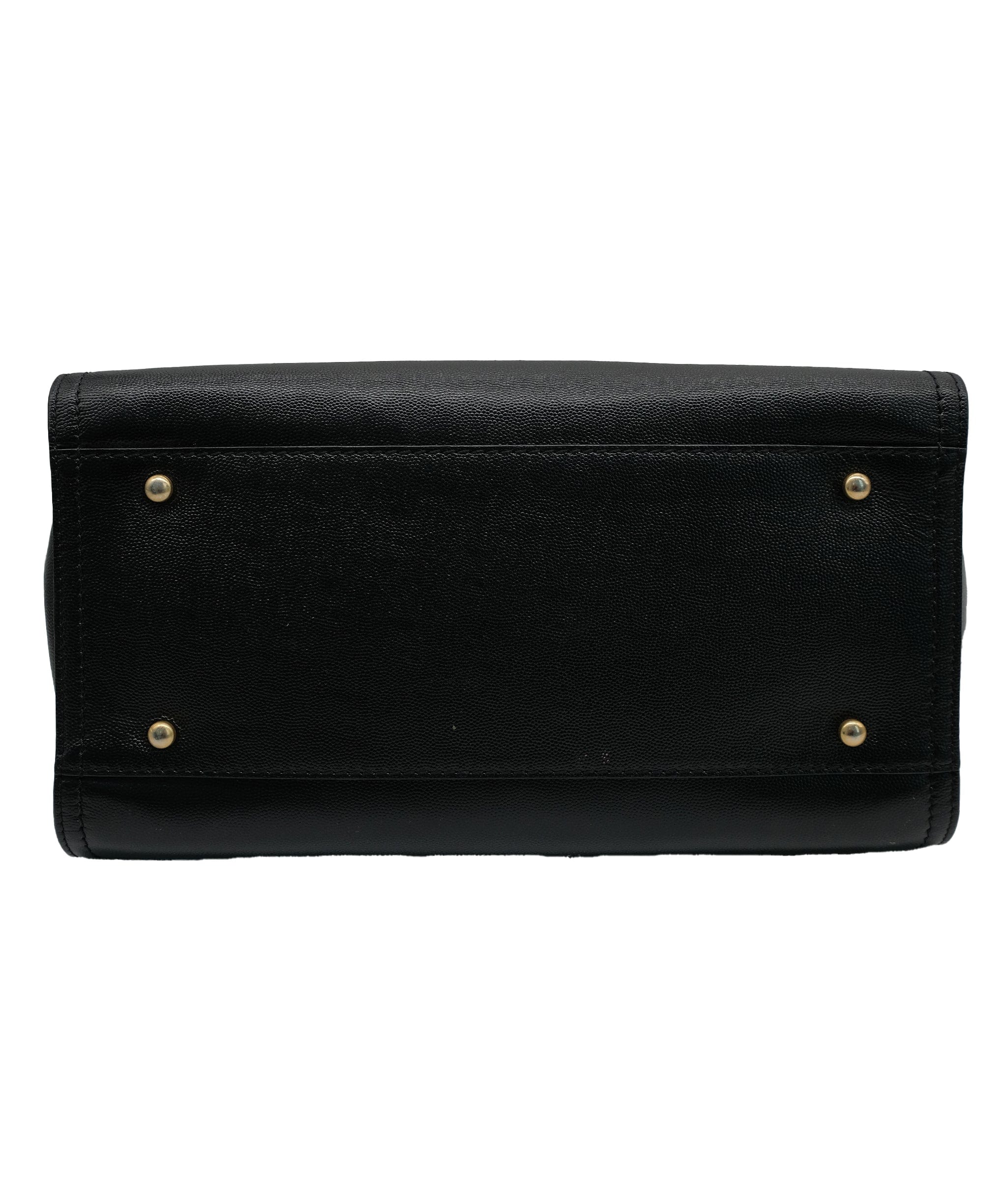 Chanel Chanel Deauville Black Studded Leather Handbag RJC2863