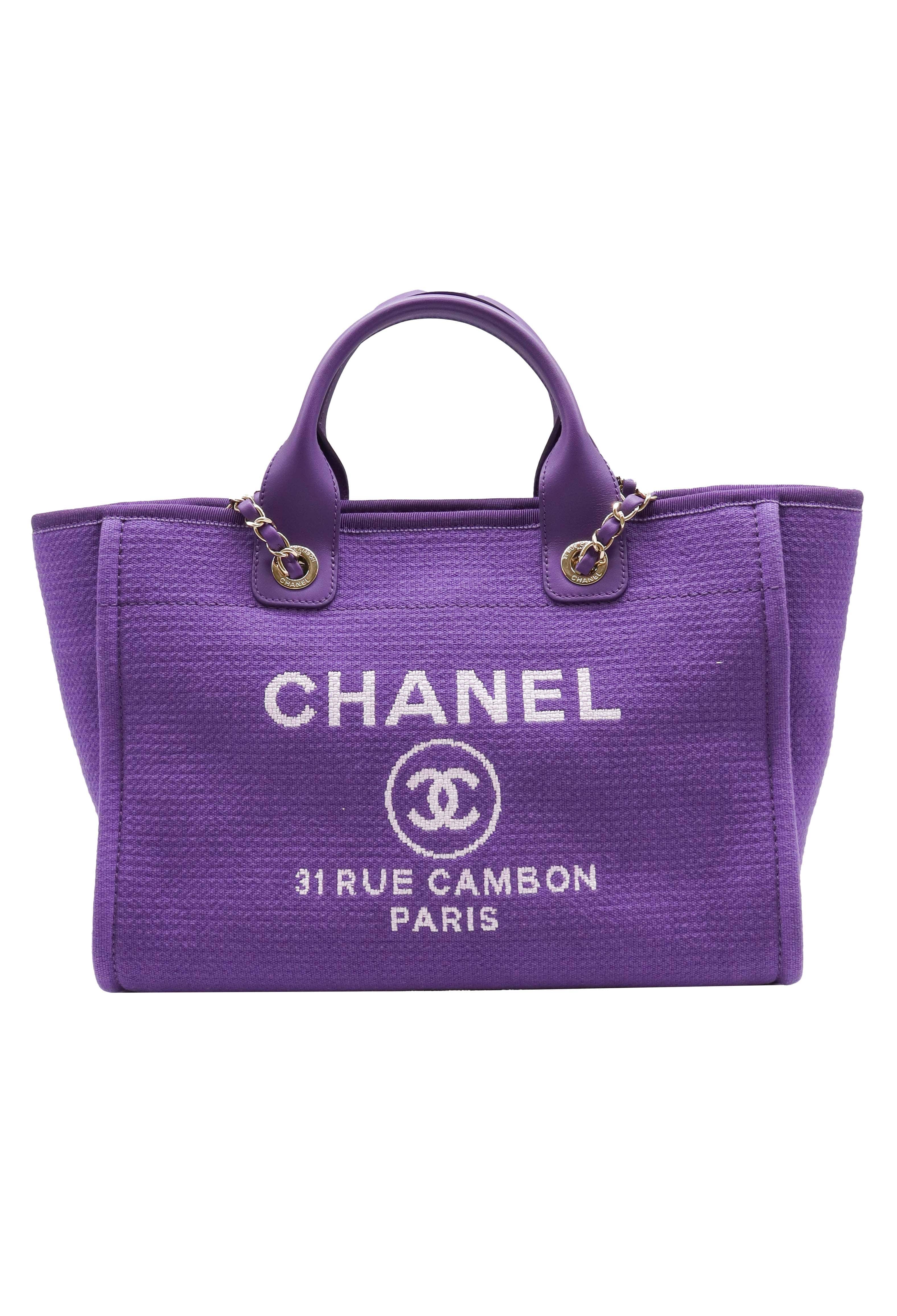 Chanel canvas tote deauville best sale