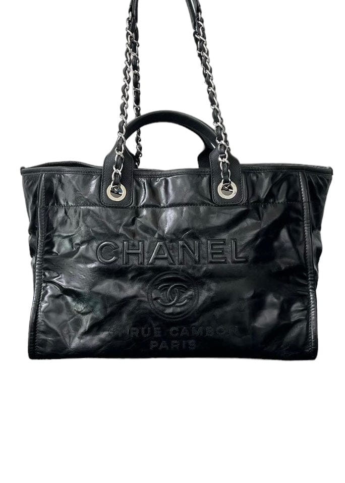 Chanel Deauville Womens Totes 2022-23FW, Black