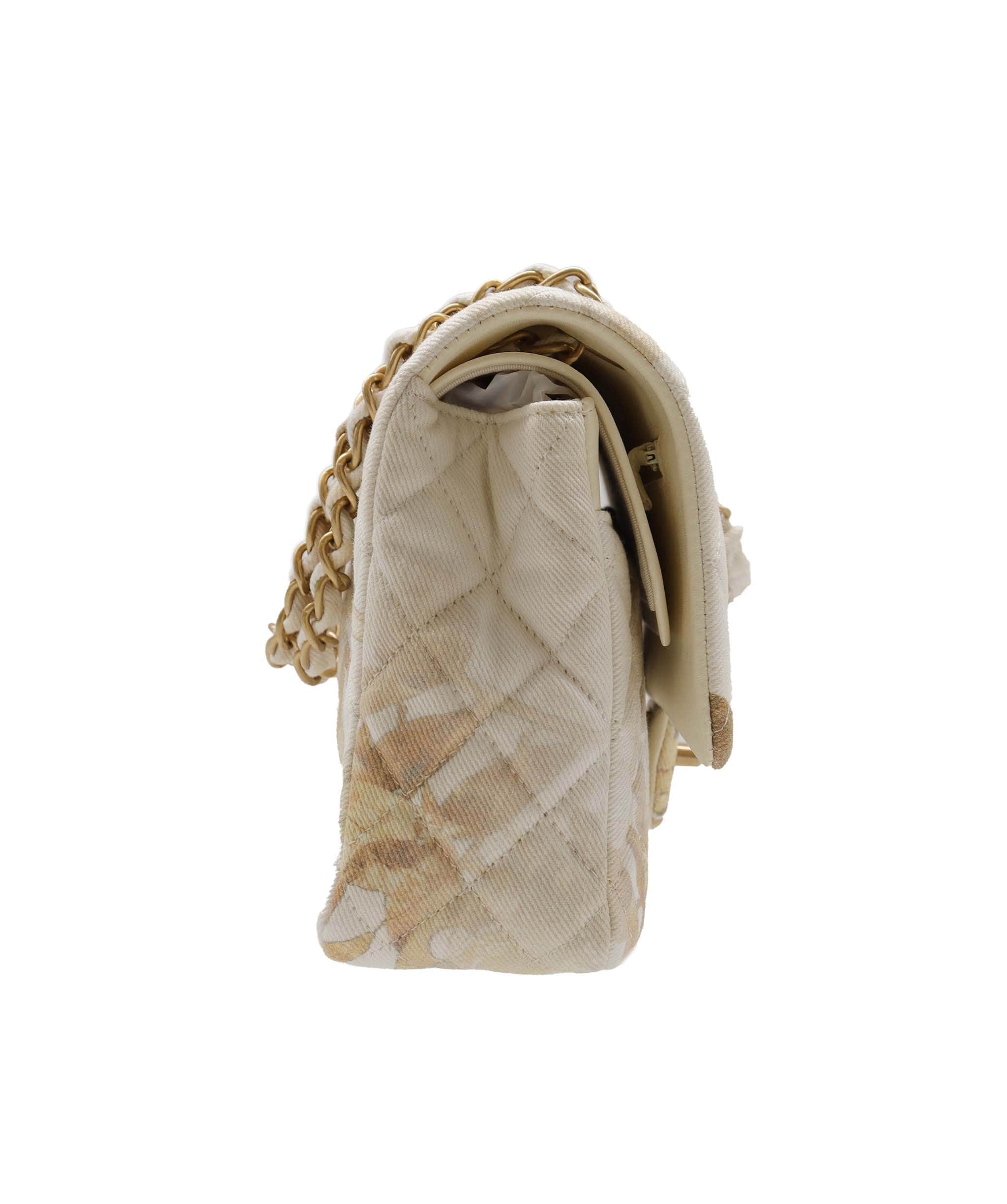Chanel Chanel Denim Canvas Flower Classic Flap - DXBS2774