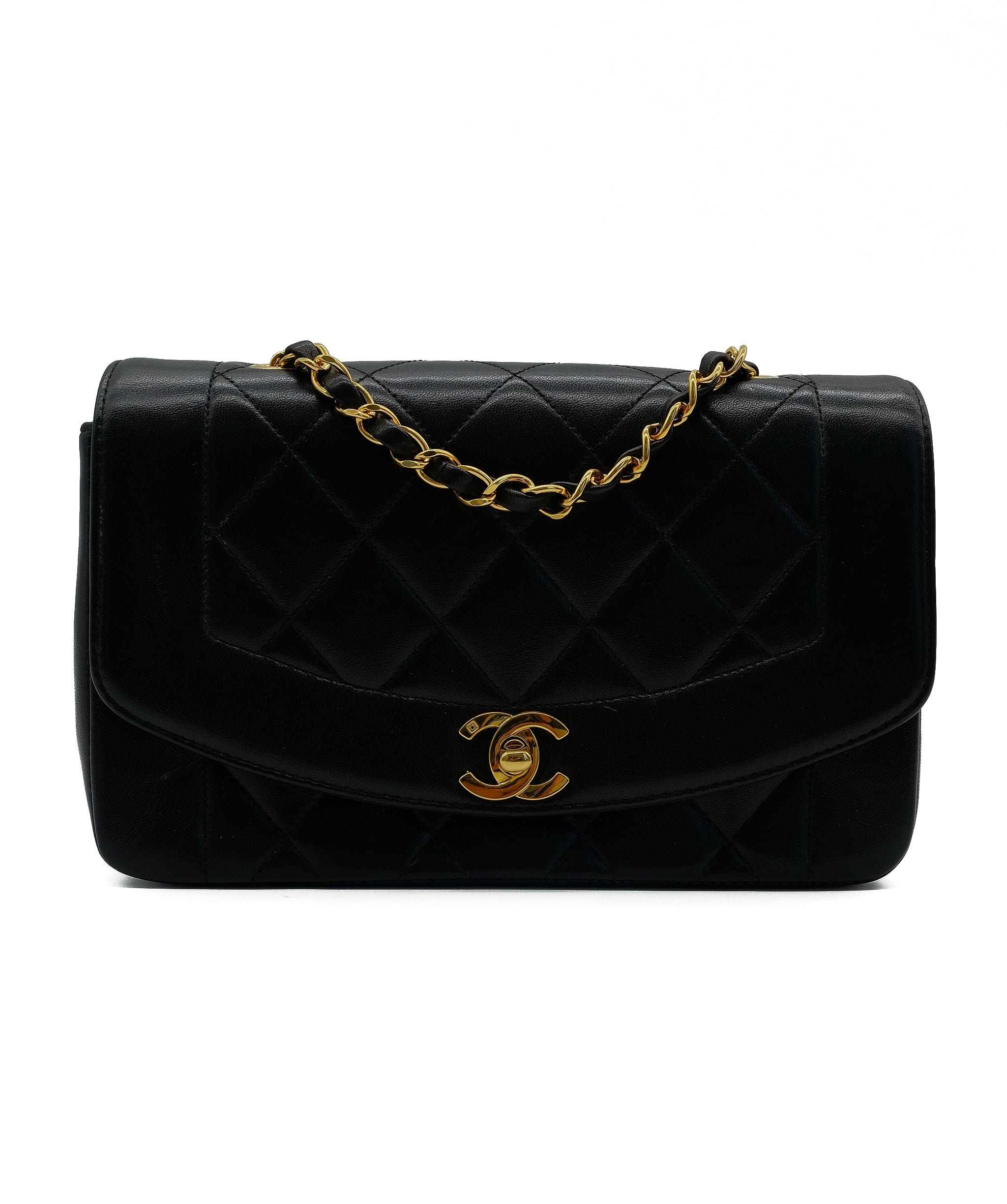 Chanel Chanel Diana22 Black Card And Seal S/N 3105340 ASL8152