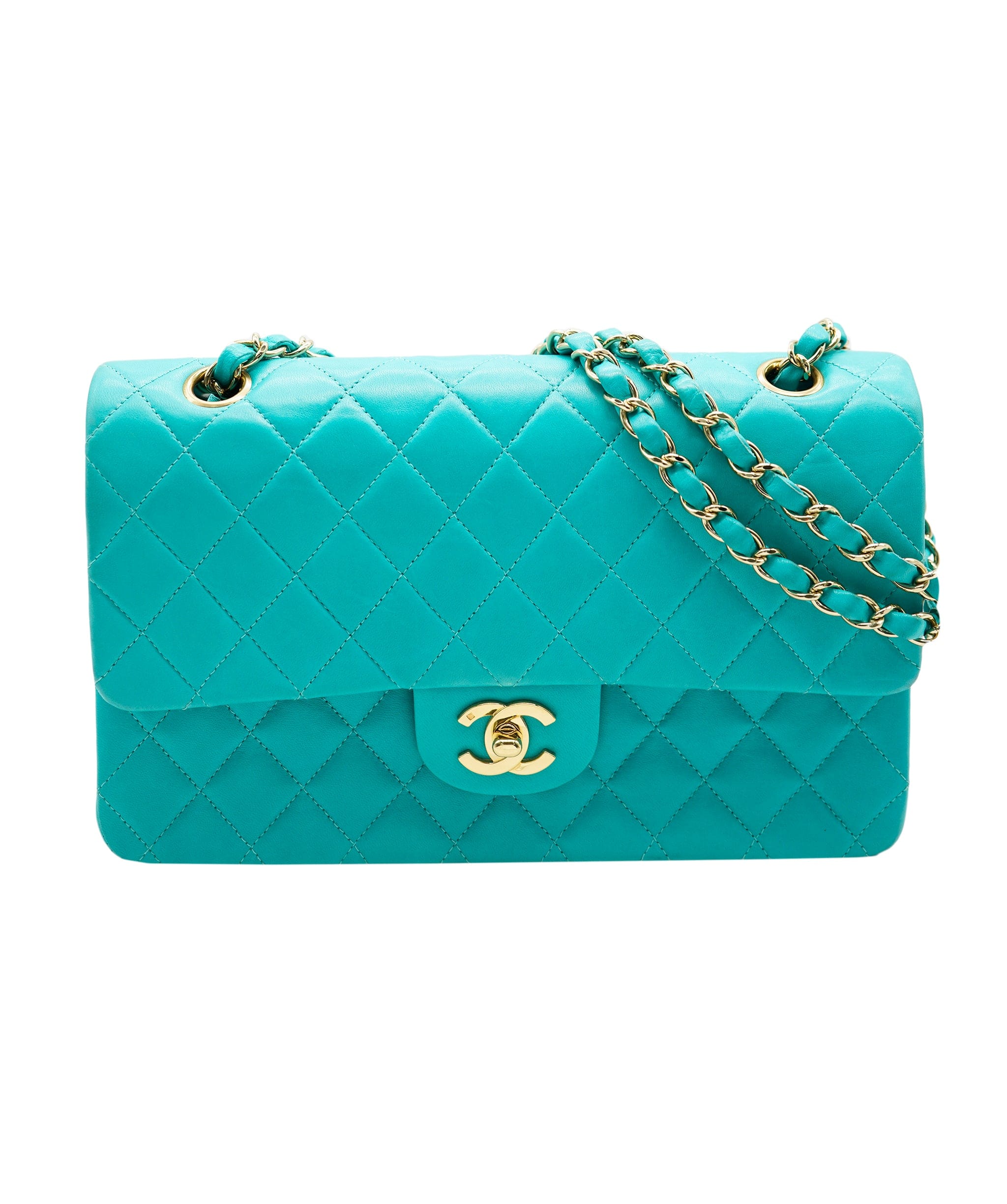 Chanel Chanel flap lake blue ASC1852