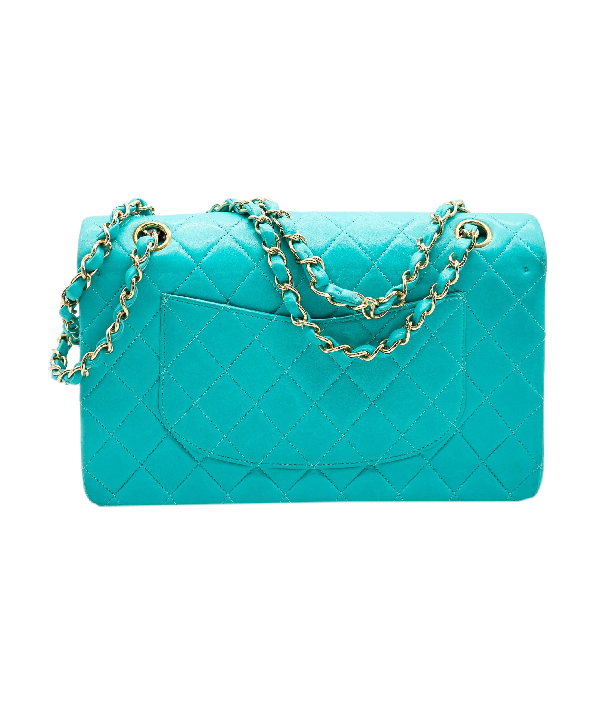 Chanel Chanel flap lake blue ASC1852