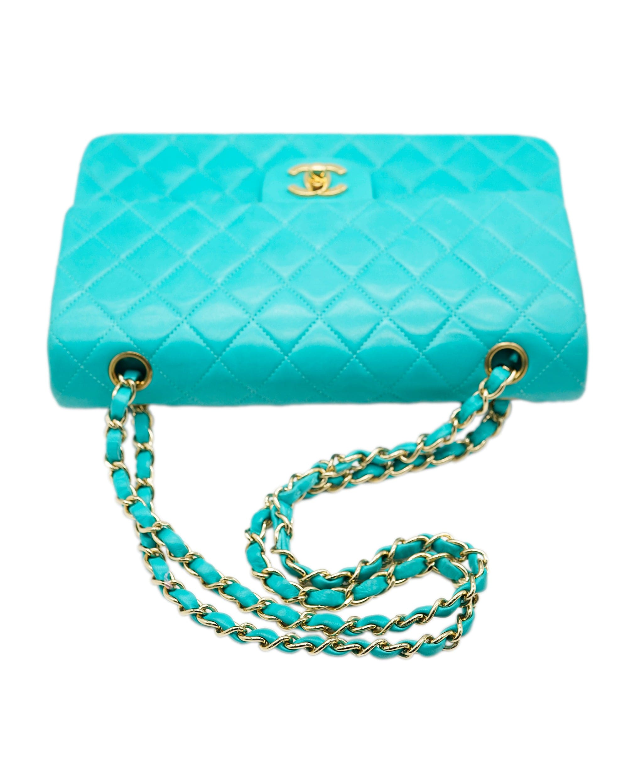 Chanel Chanel flap lake blue ASC1852