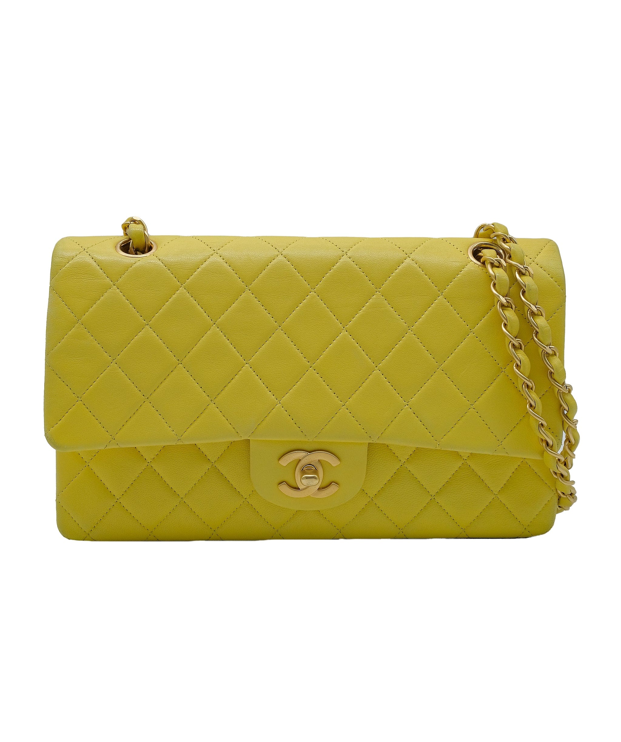 Chanel Chanel Flap Yellow ASL10210