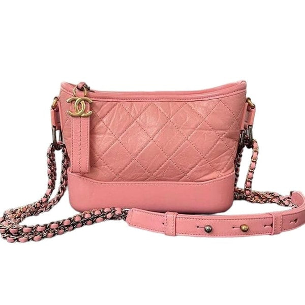 Chanel Gabrielle Bag Small Pink Calfskin #27 SKCY025 – LuxuryPromise