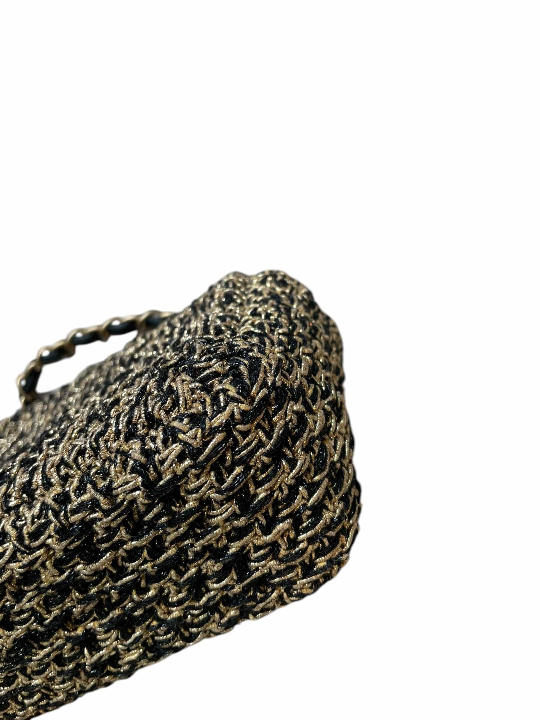 Chanel Chanel gold tweed mini flap, GHW DXBK0373