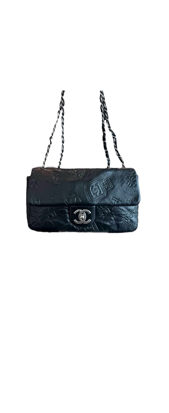 Chanel Chanel Icons Flap Black Calfskin SHW SYCM082