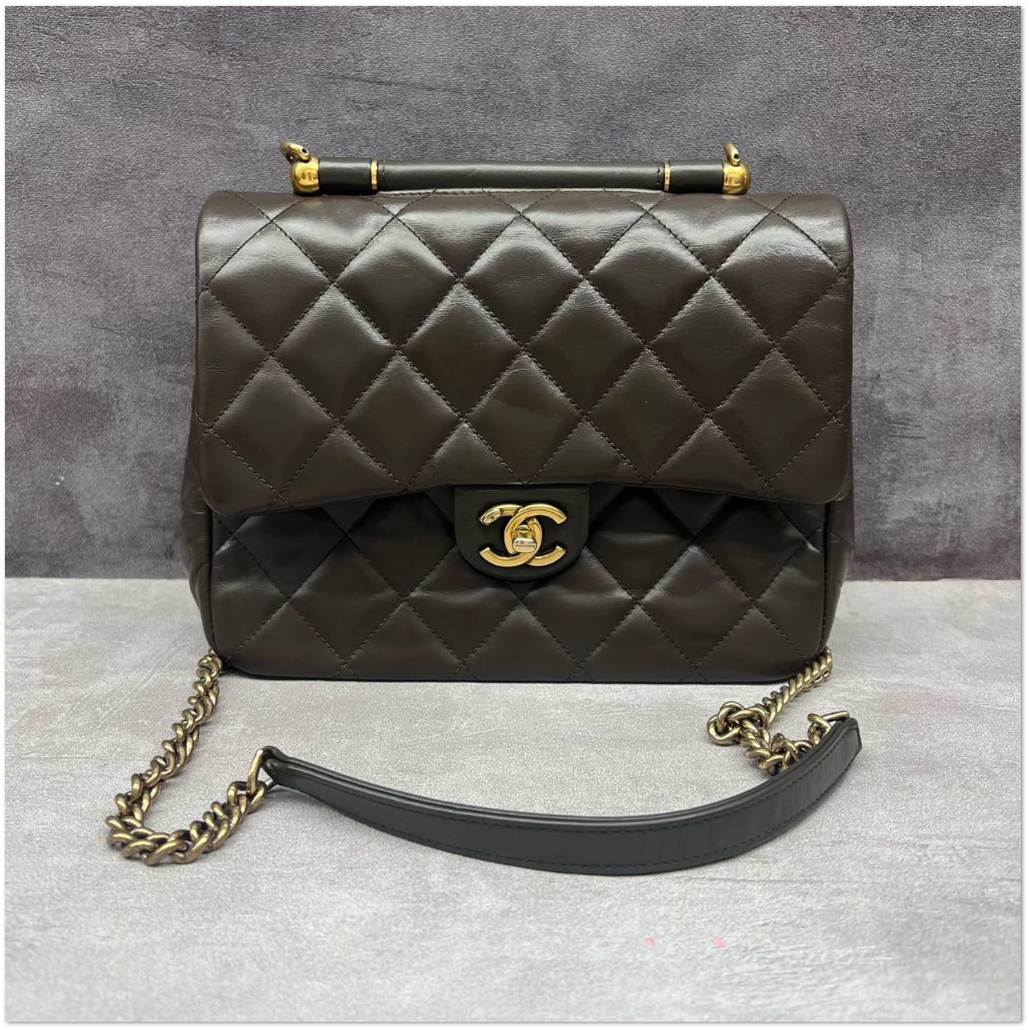 Chanel Chanel Lambskin Trendy CC with Gold Hardware C19495700095