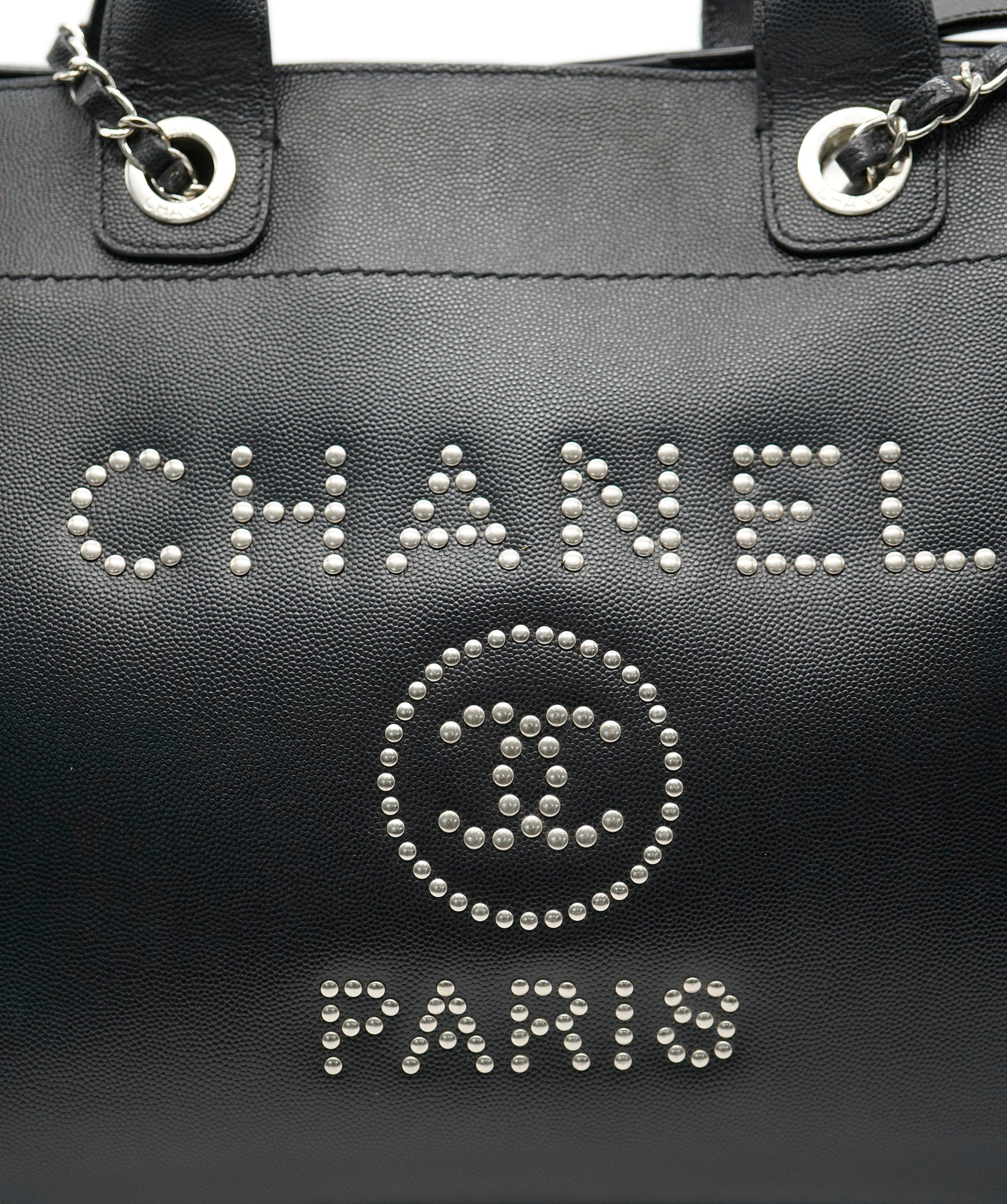 Chanel Chanel Leather Deuville Black Bag  ALC1308