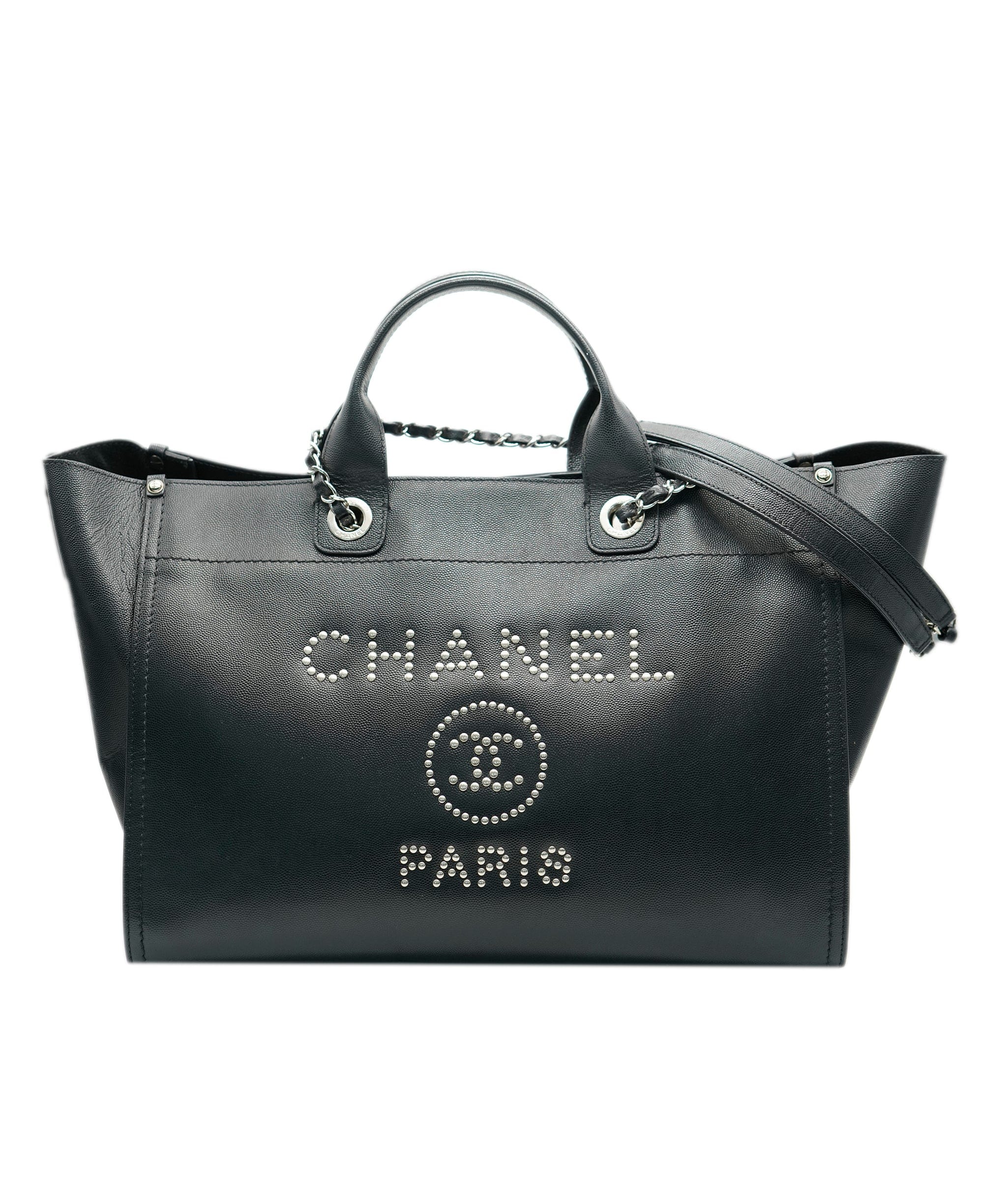 Chanel Chanel Leather Deuville Black Bag  ALC1308
