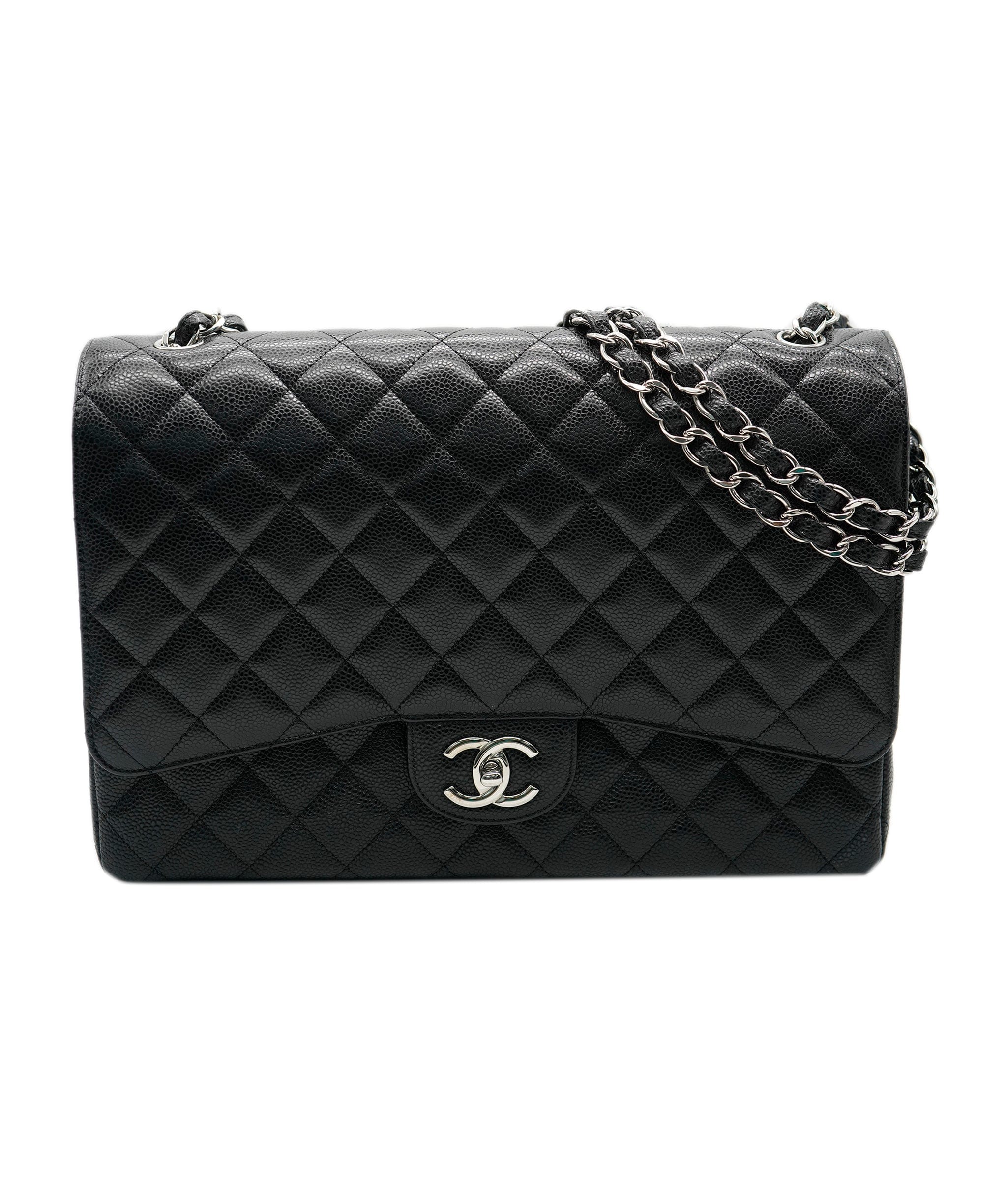 Chanel Chanel Maxi Classic Double Flap With Silver Hardware ALC0831