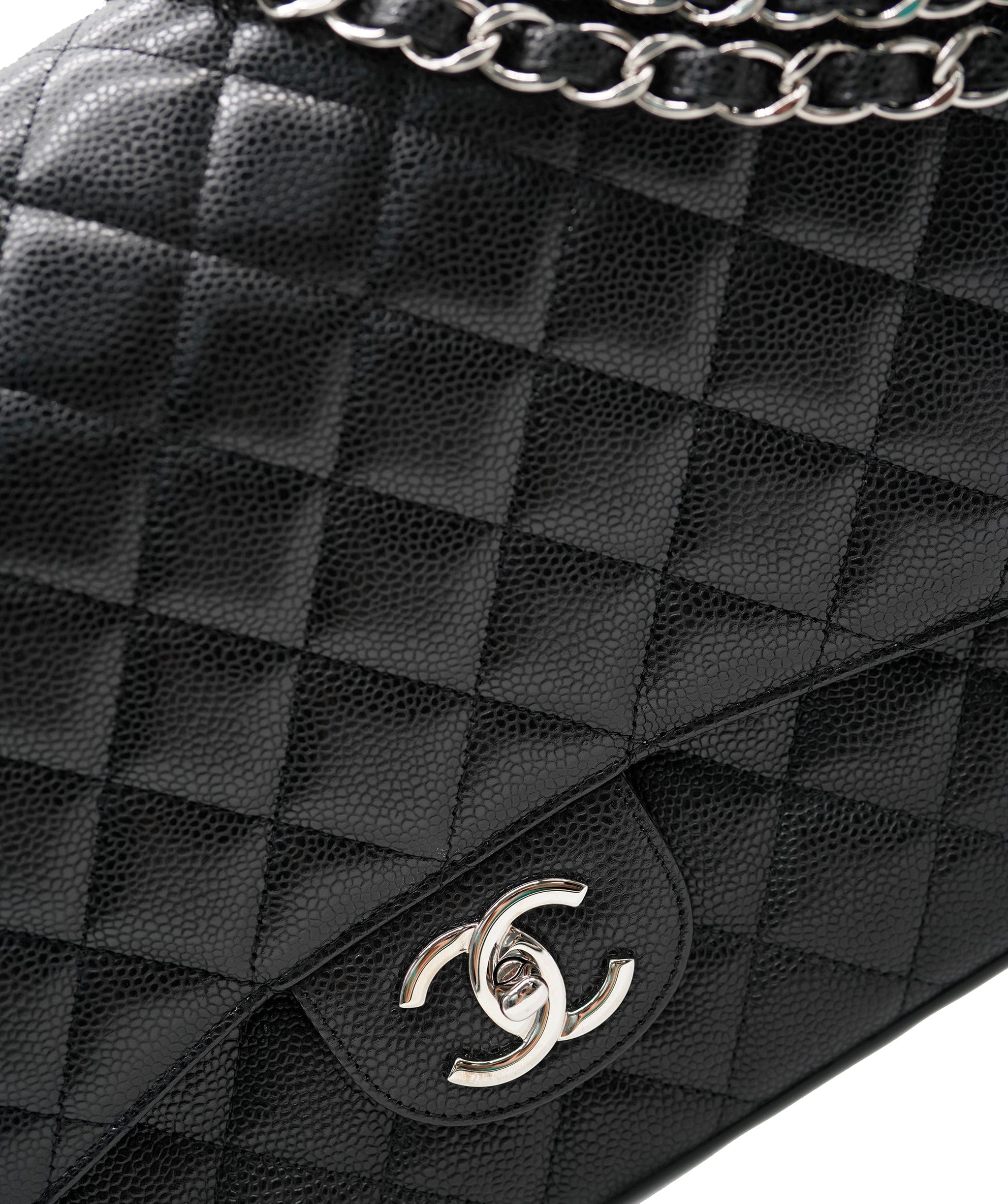 Chanel Chanel Maxi Classic Double Flap With Silver Hardware ALC0831