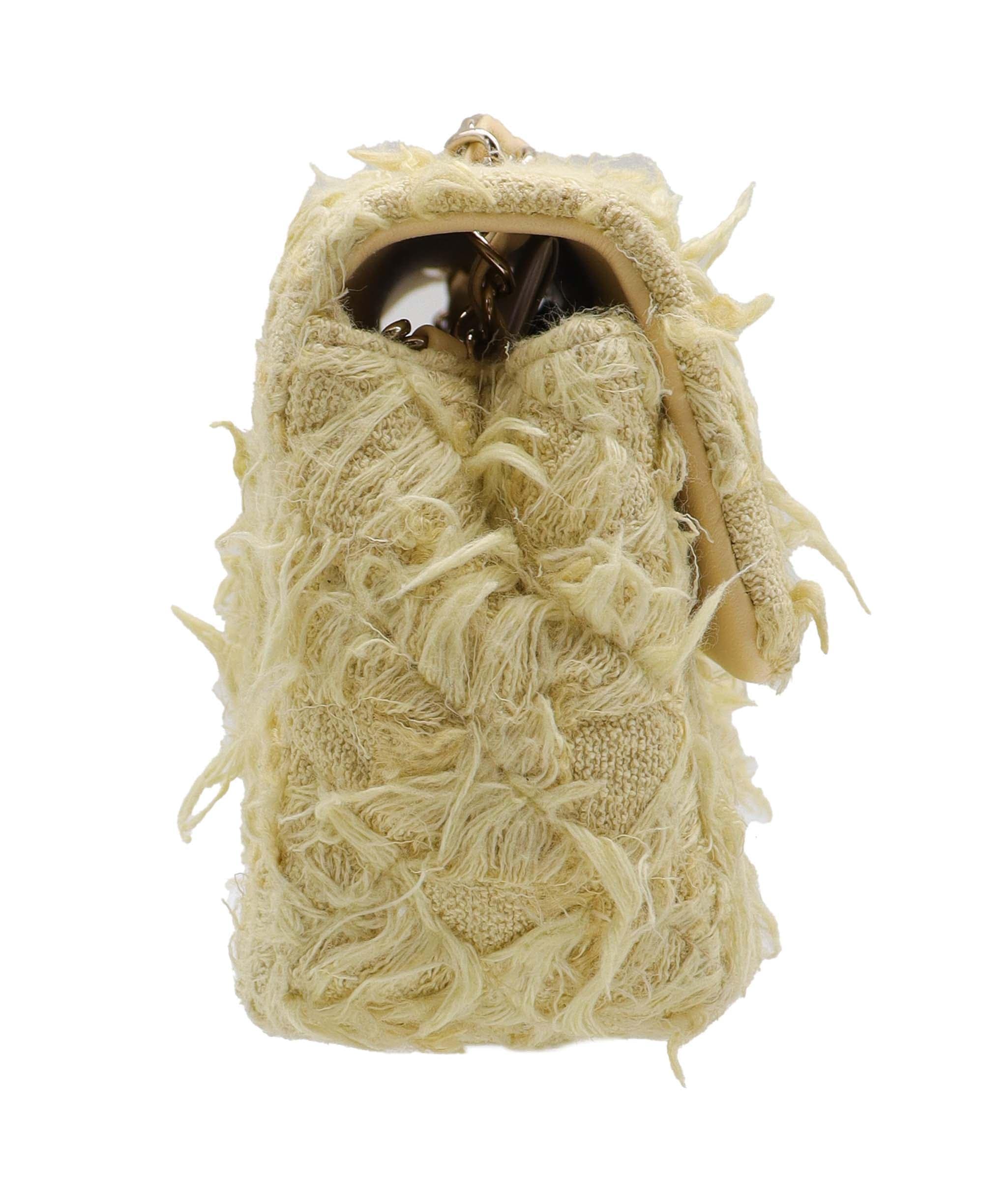 Chanel Chanel Mini Flap Bag Yellow Tweed C24041935 ASC5871