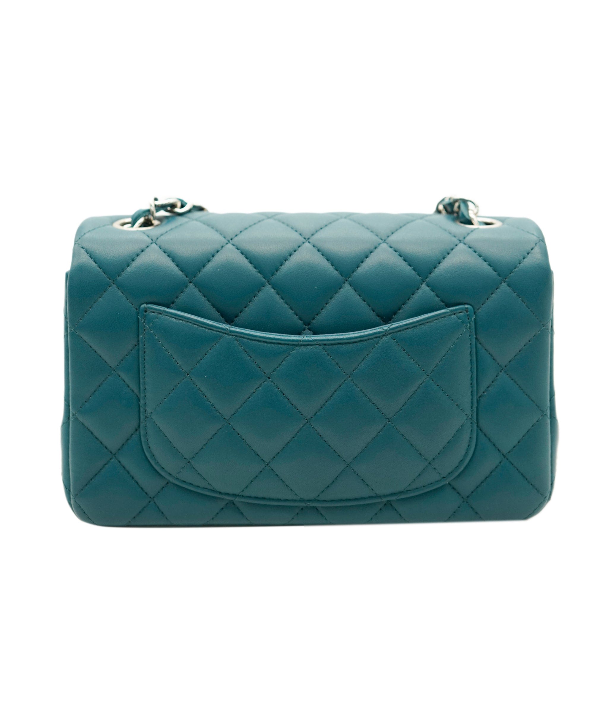 Chanel Chanel Mini Green Rectangle With Silver Hardware ALC1868